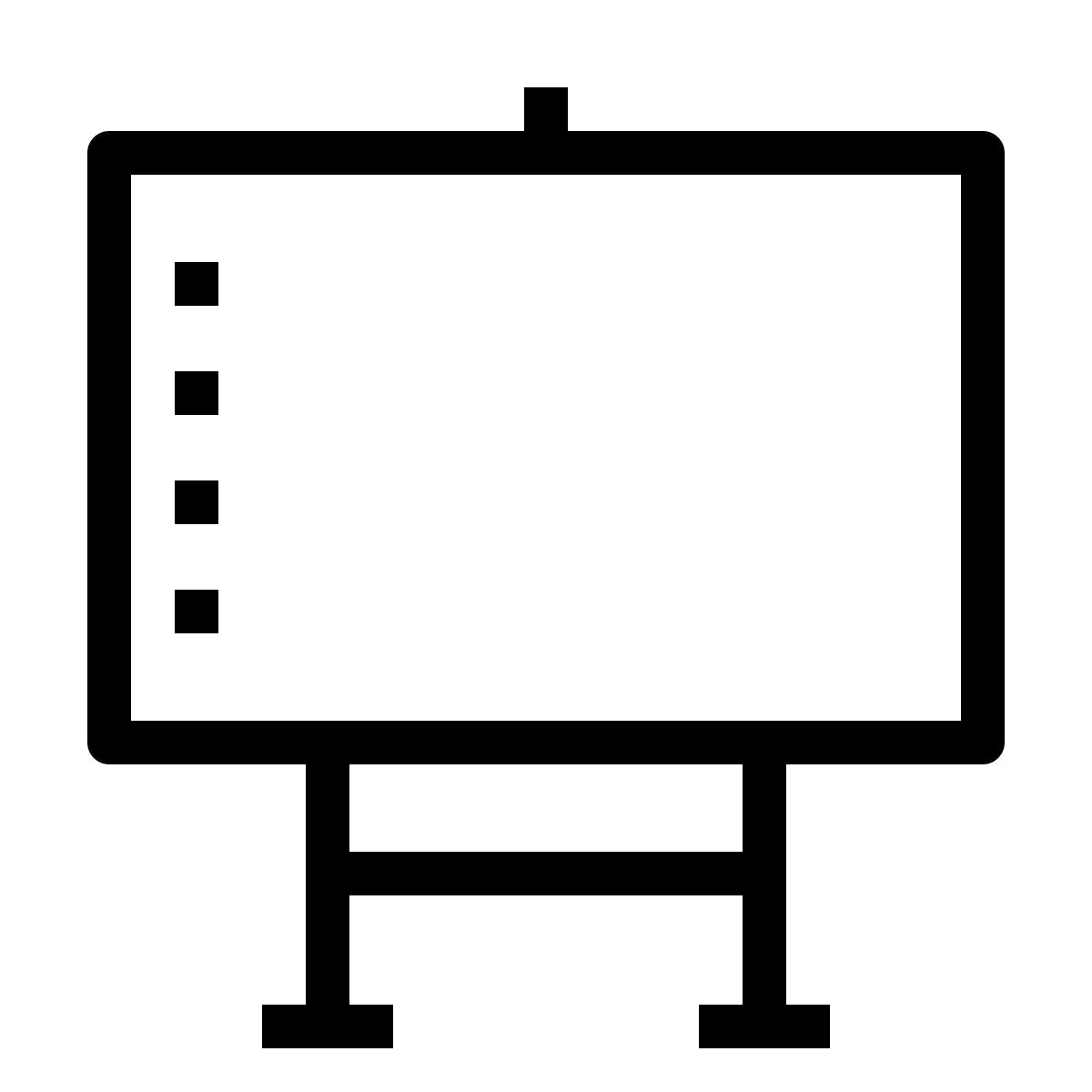 ios 17 outlined style tableau blanc interactif icon