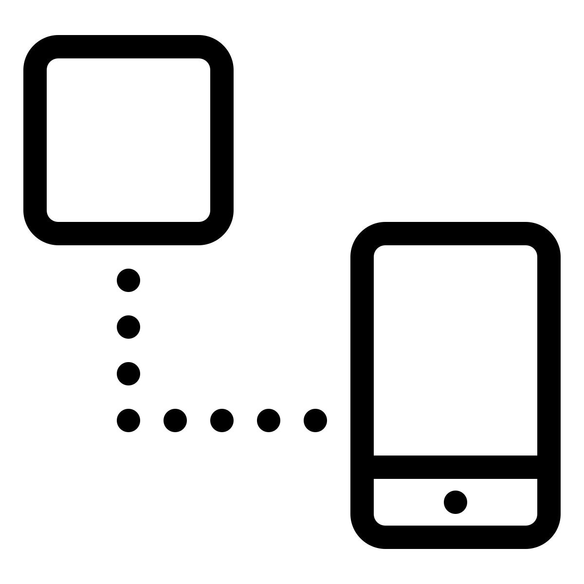 ios 17 outlined style internet of things icon