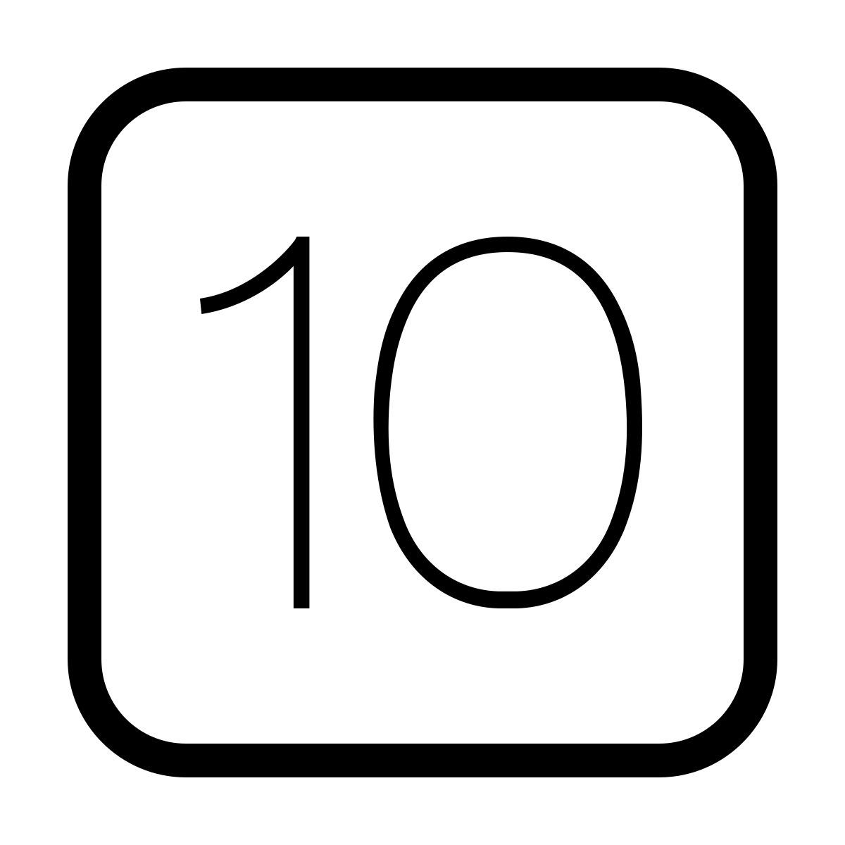 ios 17 outlined style ios 10 icon