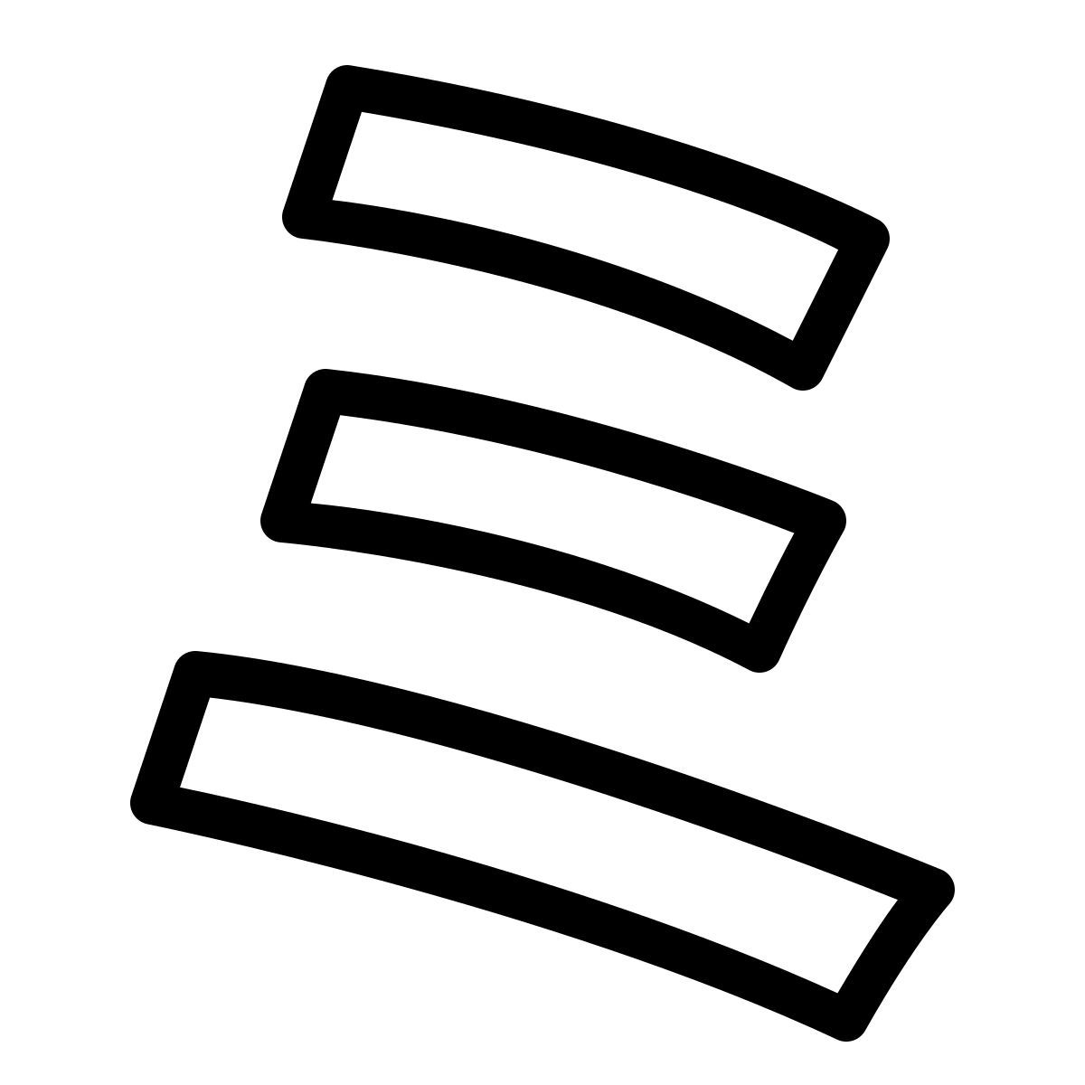 ios 17 outlined style katakana mi icon