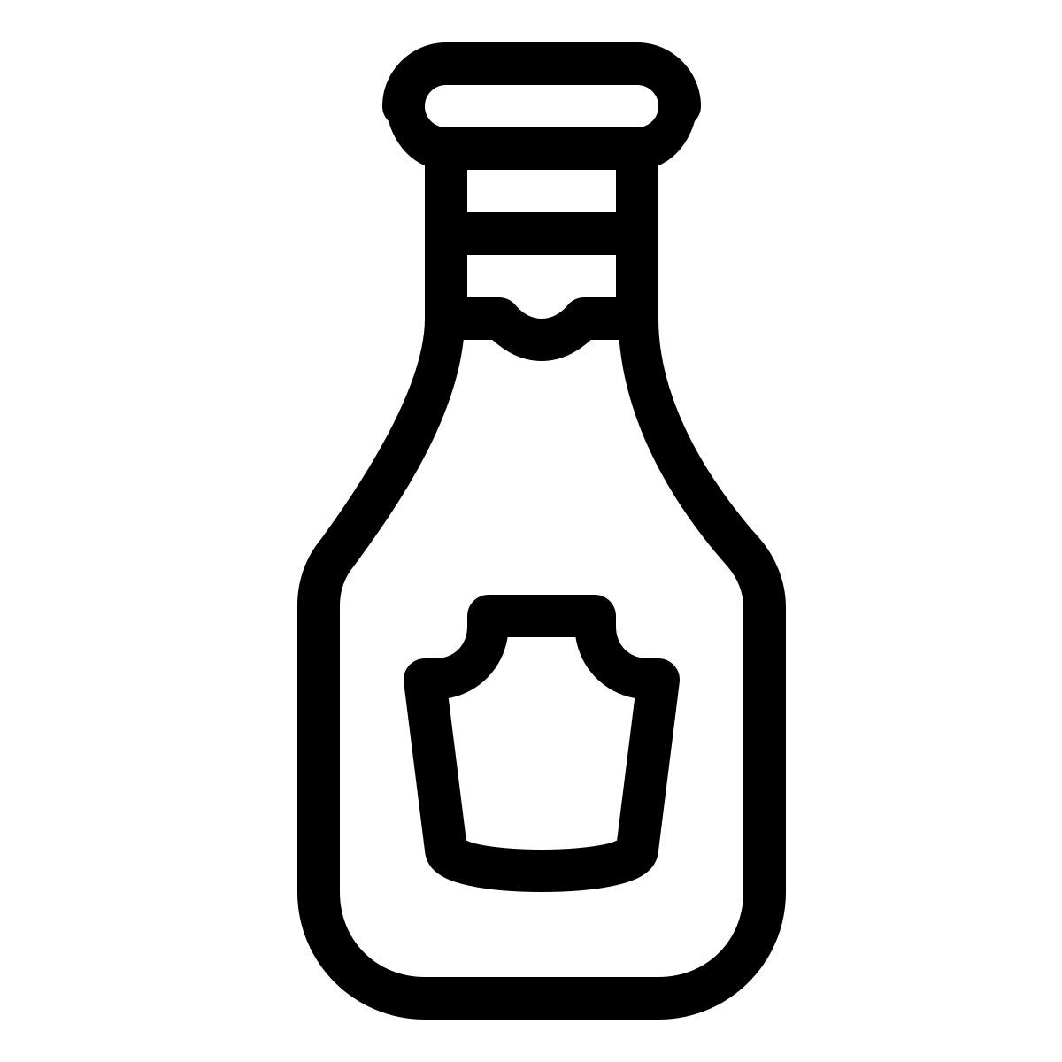 ios 17 outlined style ketchup icon
