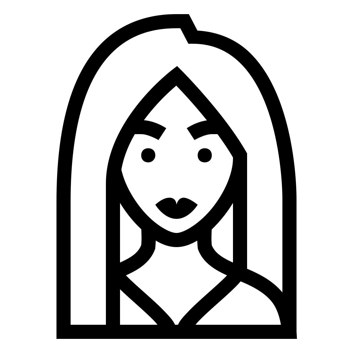 ios 17 outlined style 킴 카다시안 icon