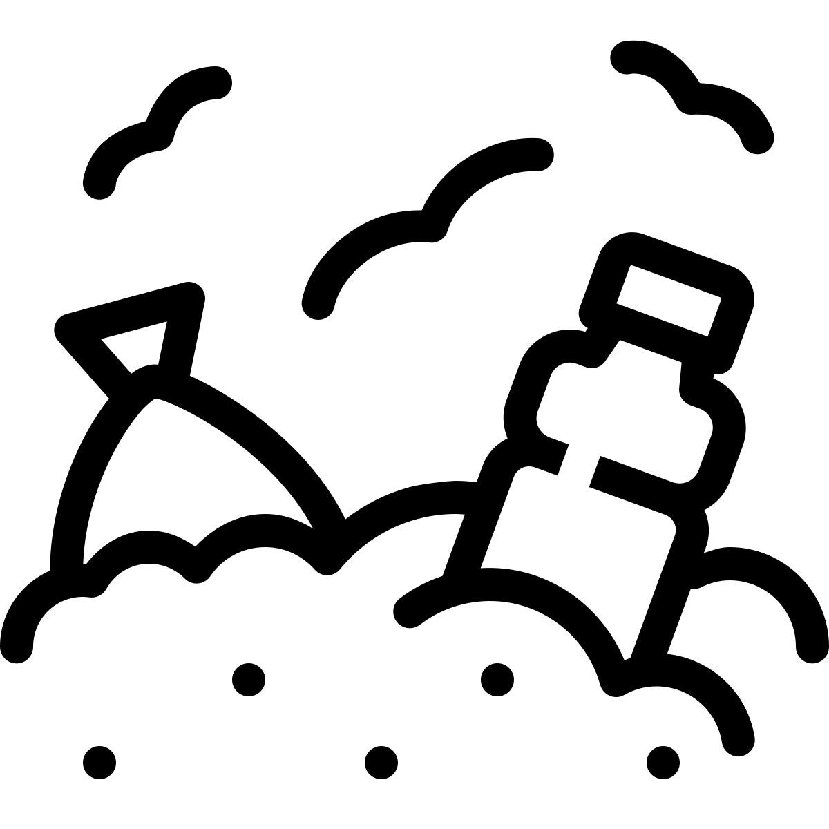 ios 17 outlined style vertedero icon