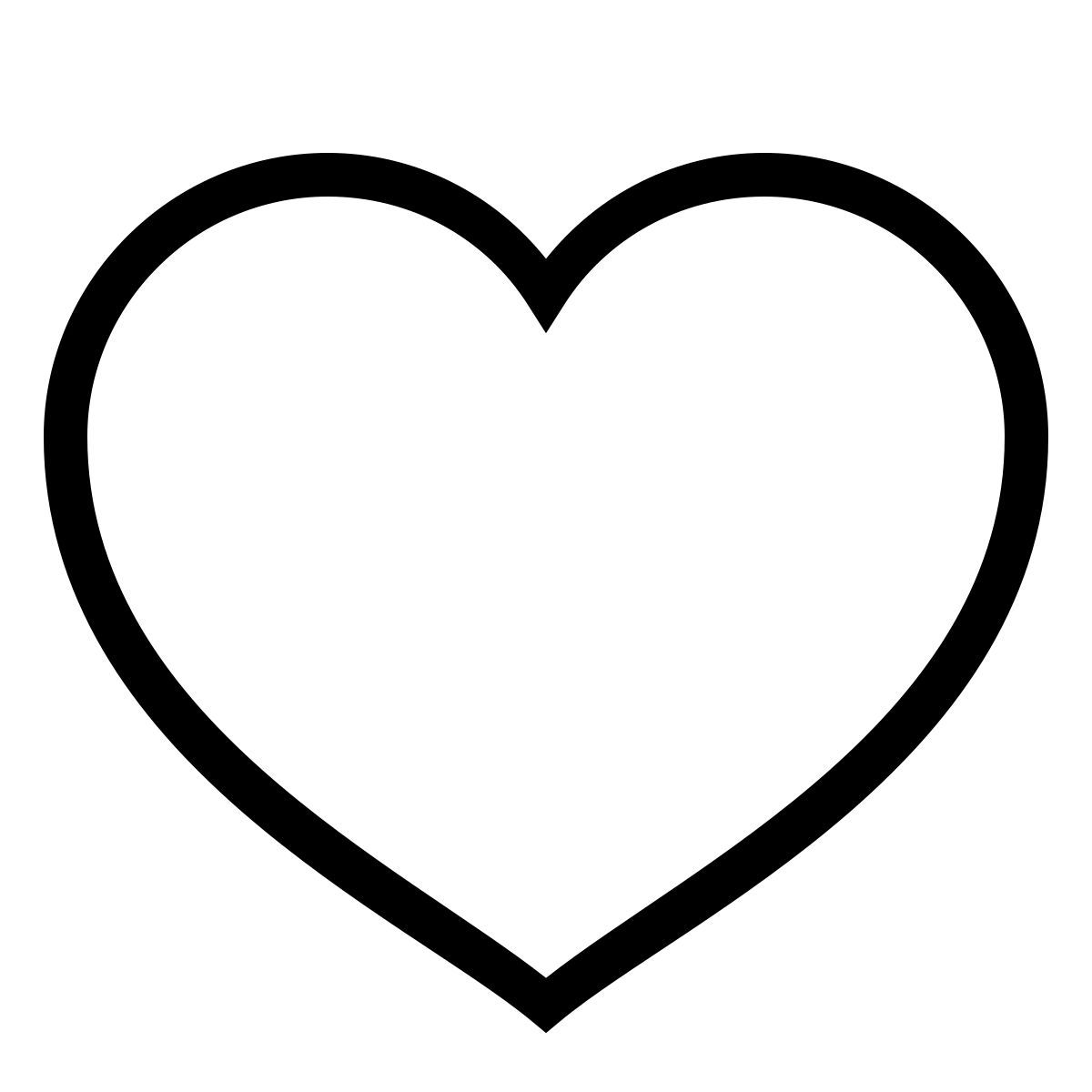 ios 17 outlined style 喜欢 icon