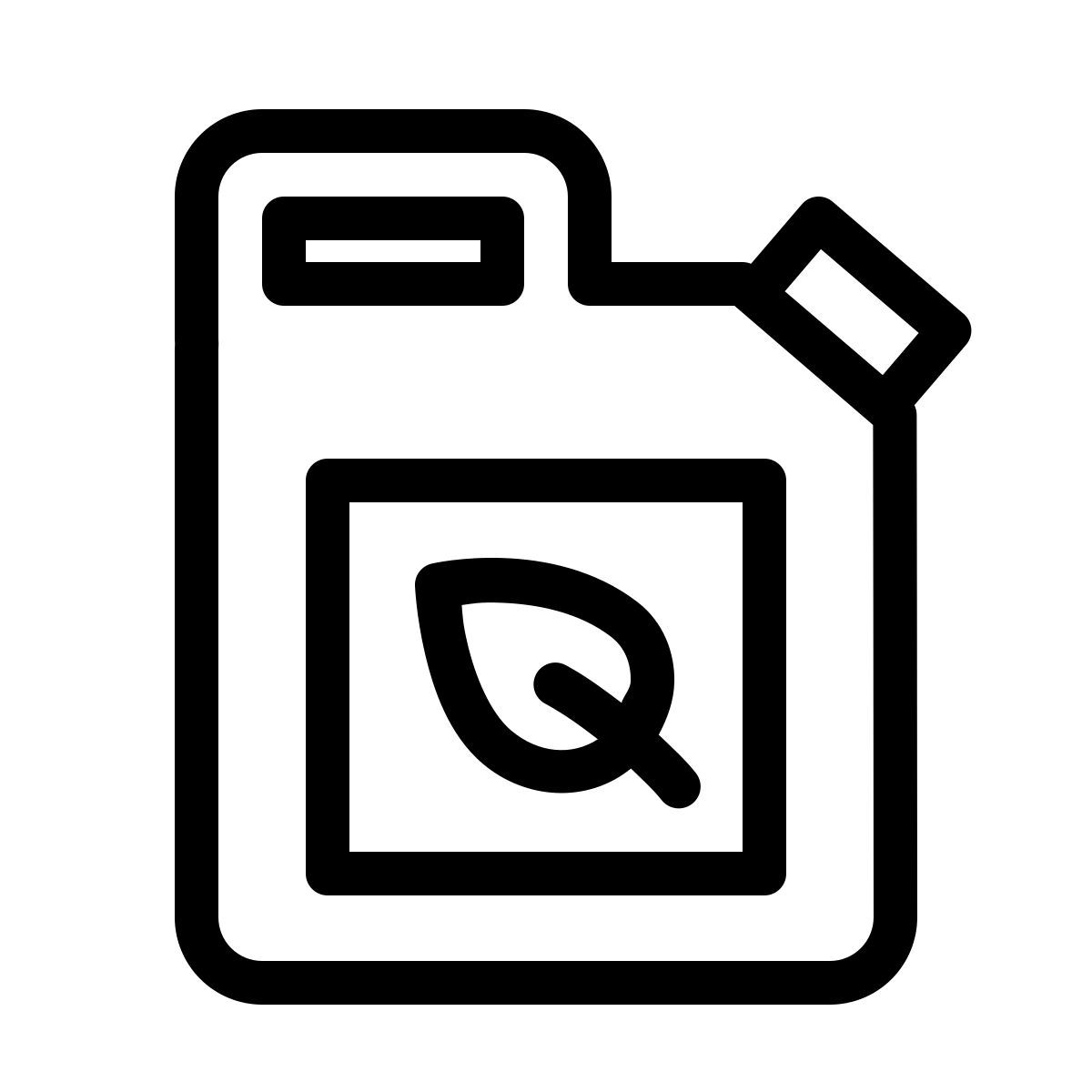 ios 17 outlined style liquid fertilizer icon