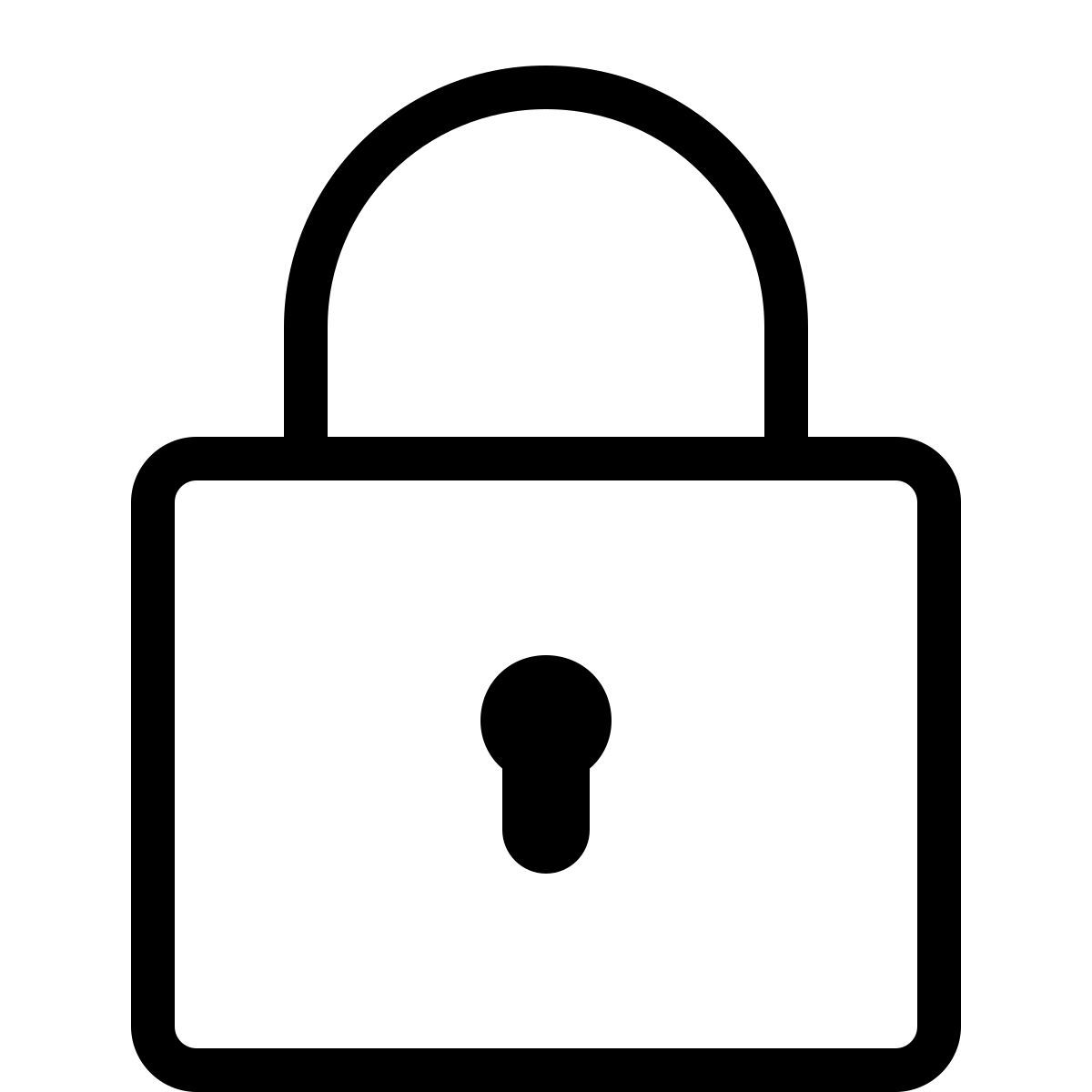 ios 17 outlined style cadenas icon