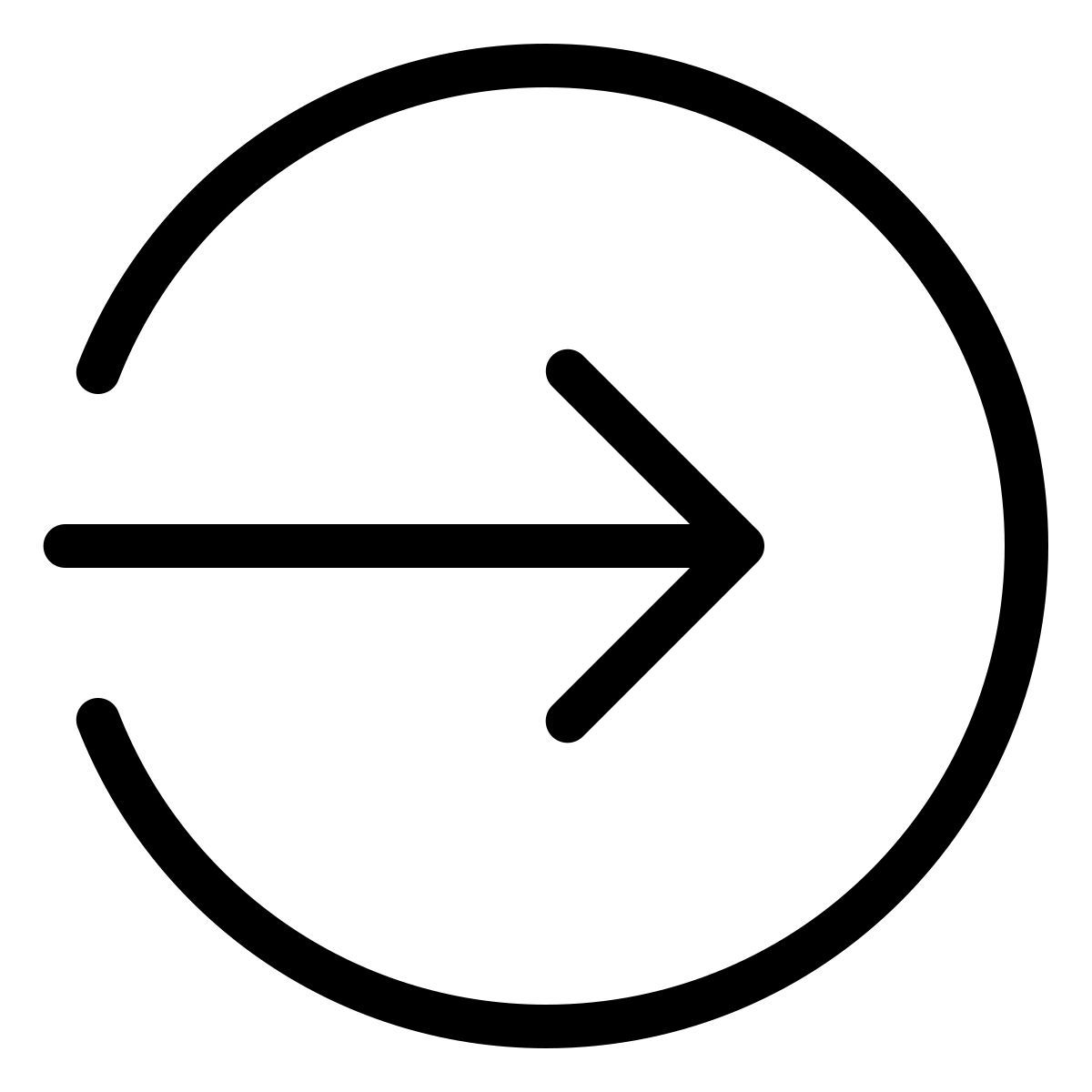 ios 17 outlined style accede redondeado derecho icon