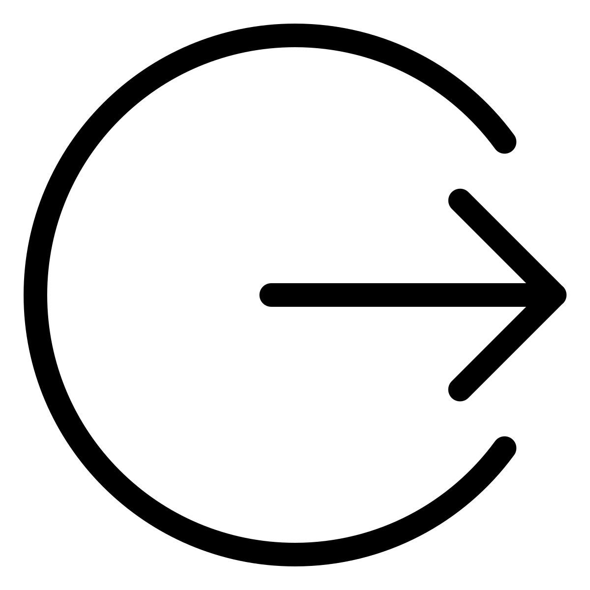 ios 17 outlined style exit icon