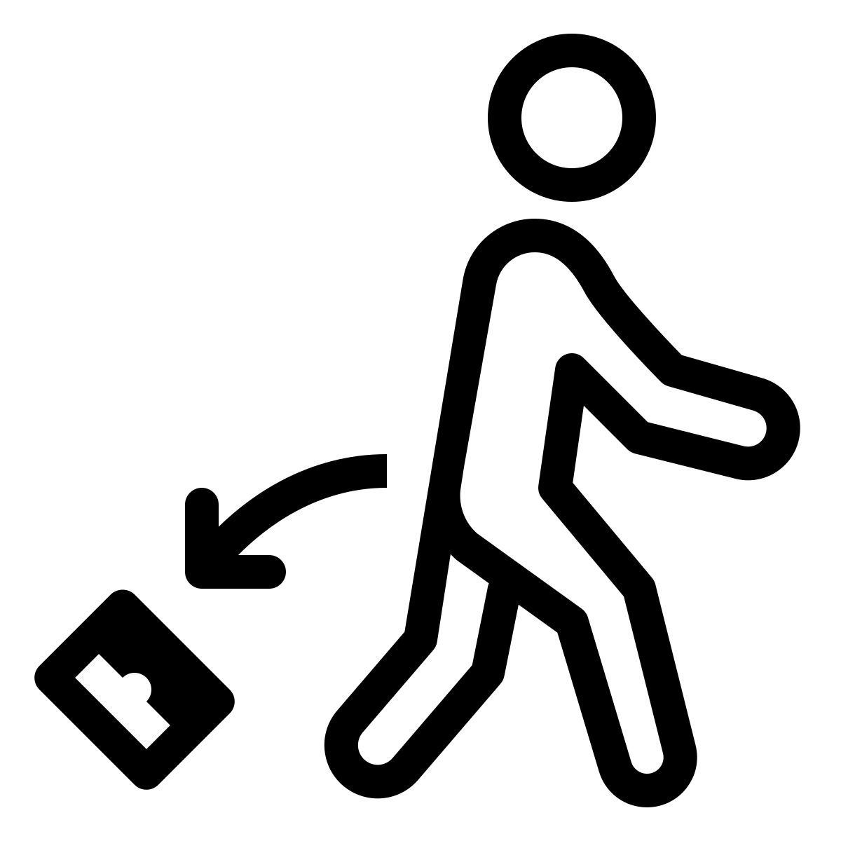 ios 17 outlined style 损失 icon