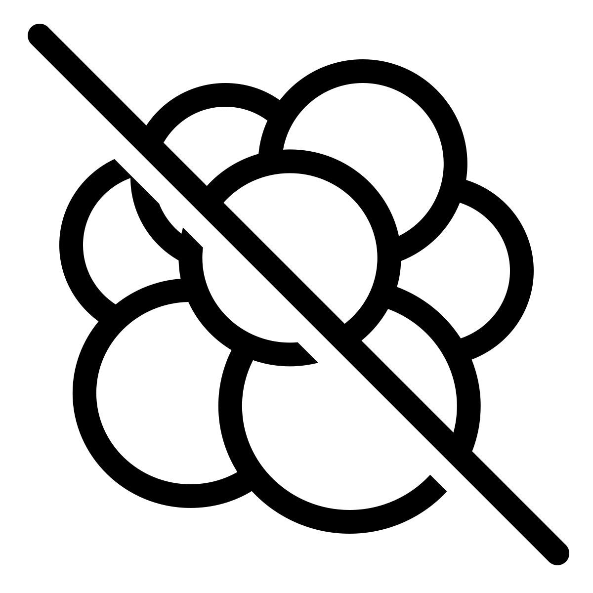 ios 17 outlined style 低胆固醇食物 icon