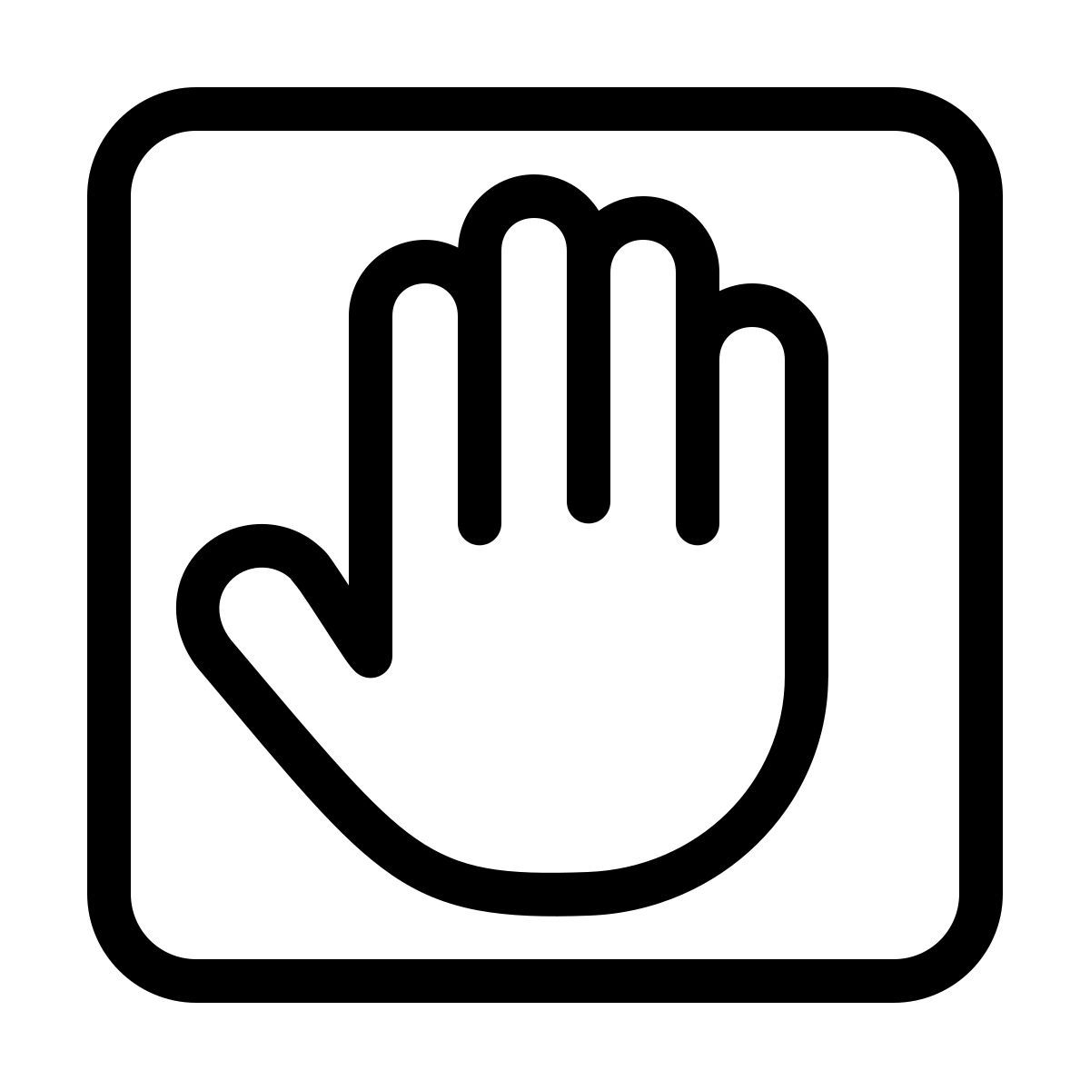 ios 17 outlined style manual icon