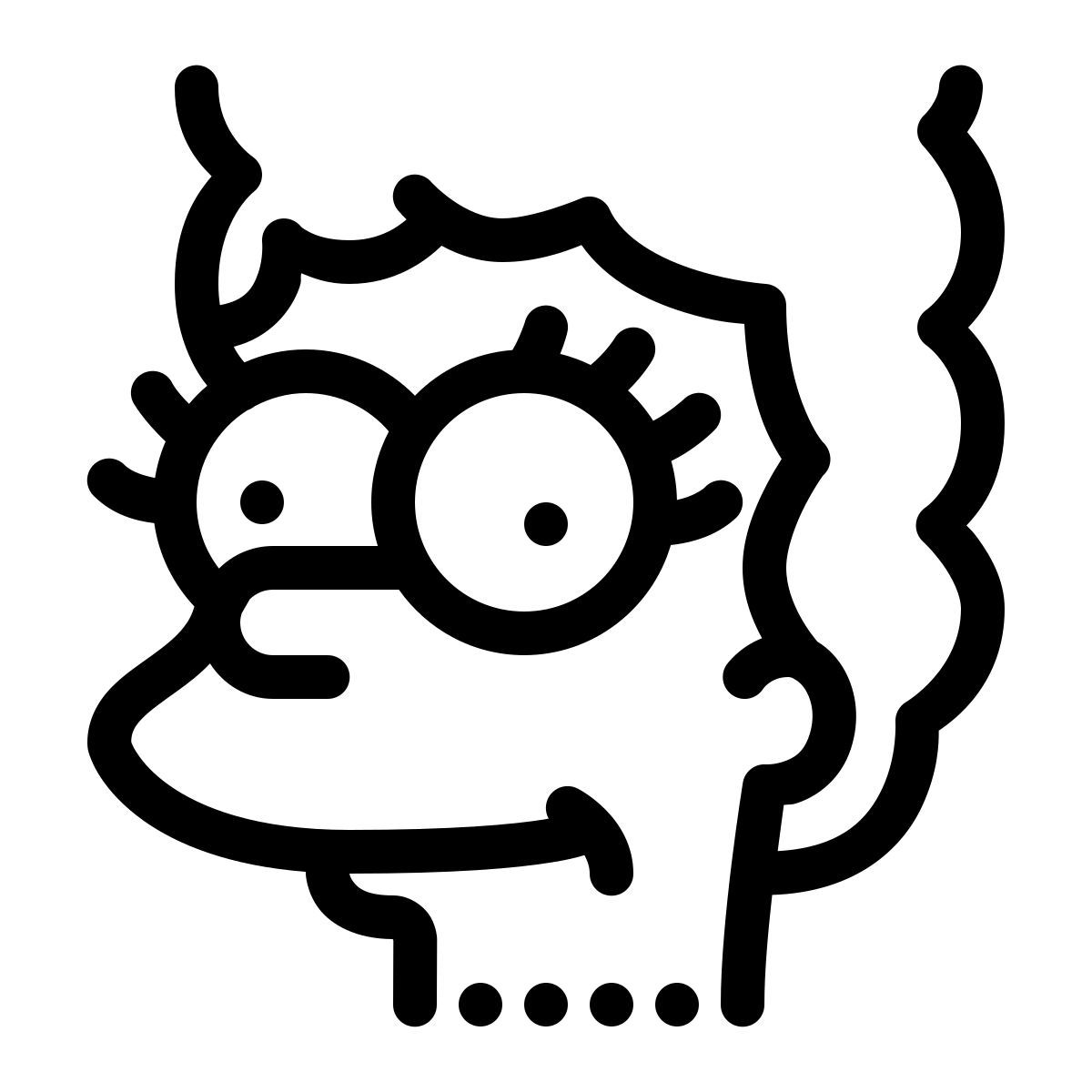 ios 17 outlined style marge simpson icon