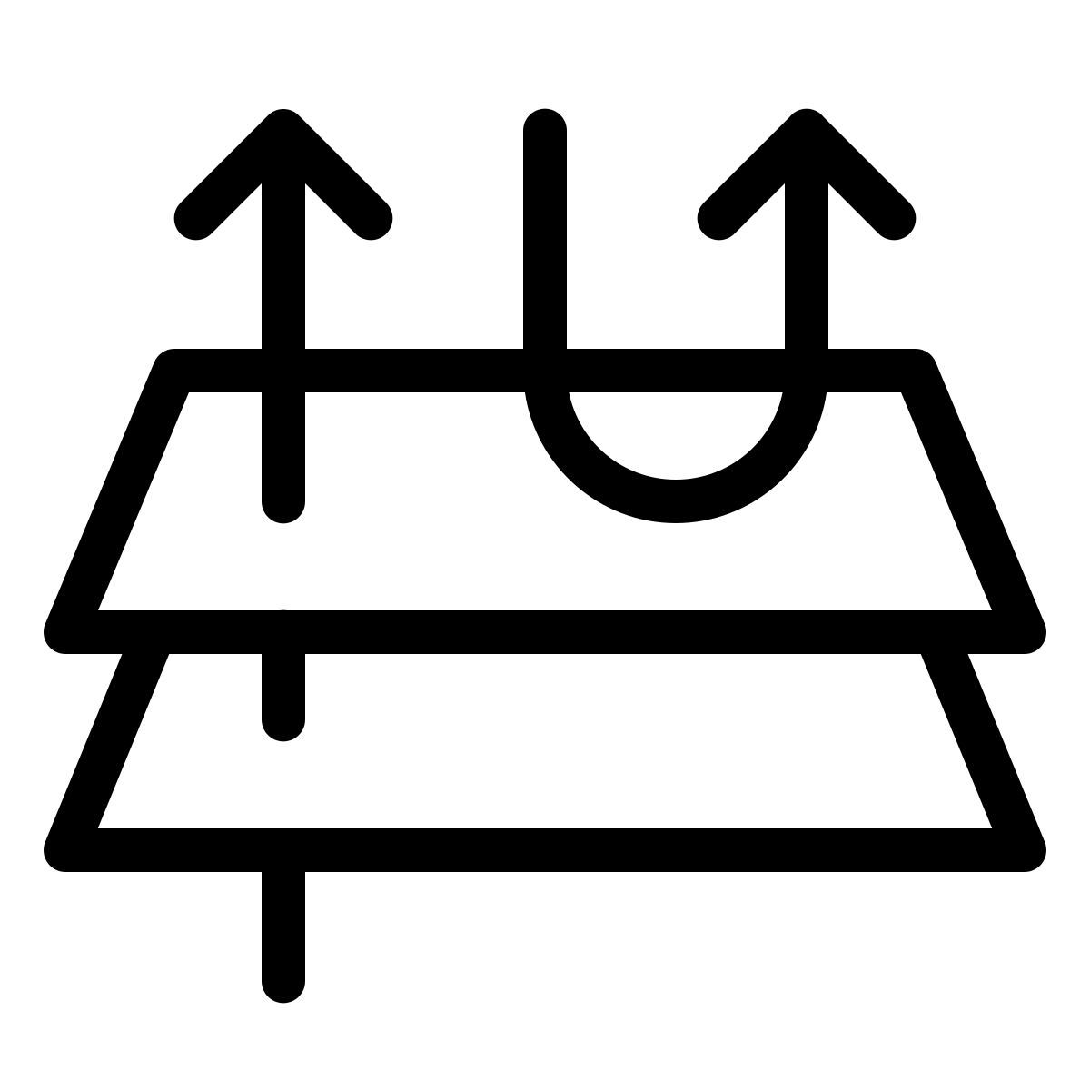 ios 17 outlined style flèches icon
