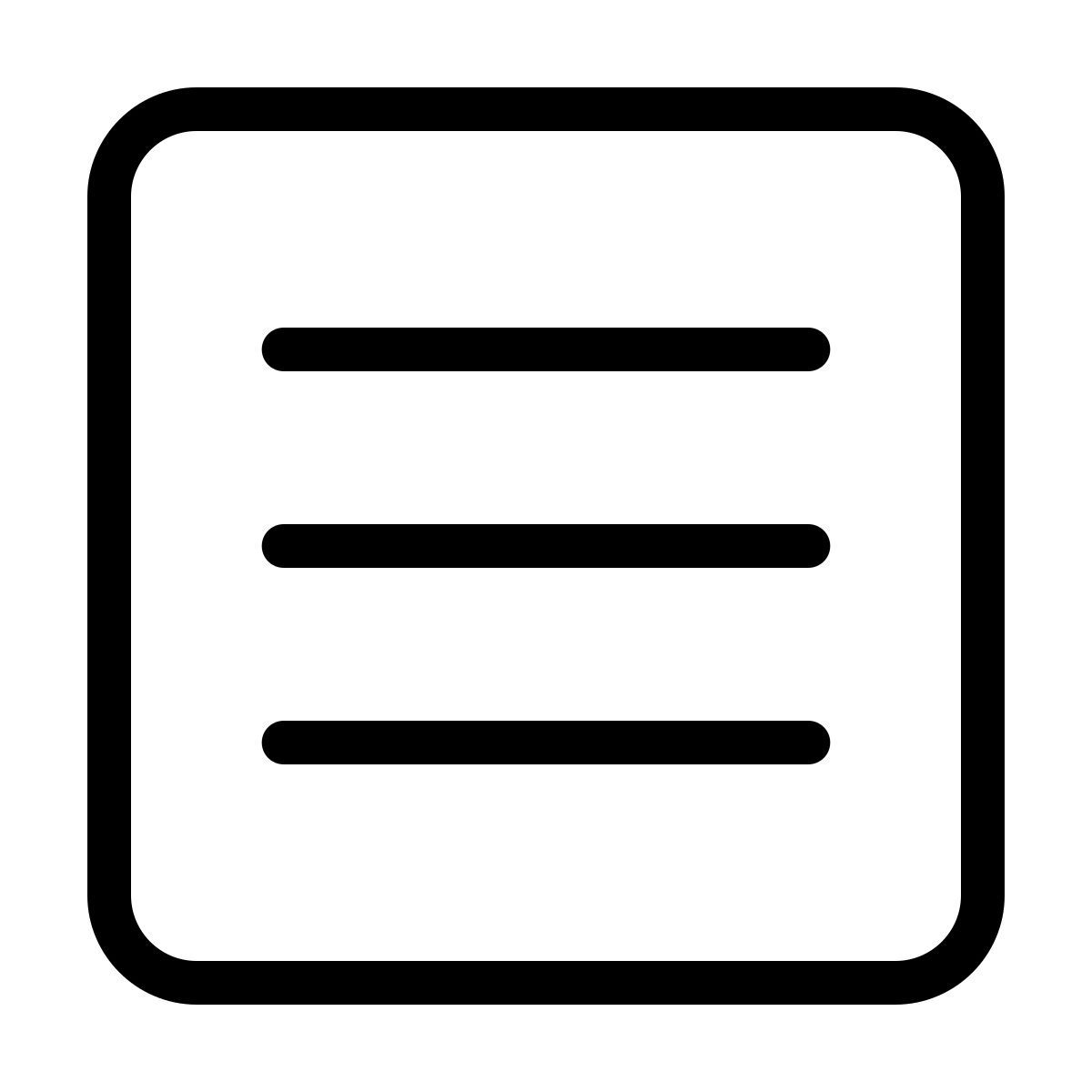 ios 17 outlined style menu squared icon