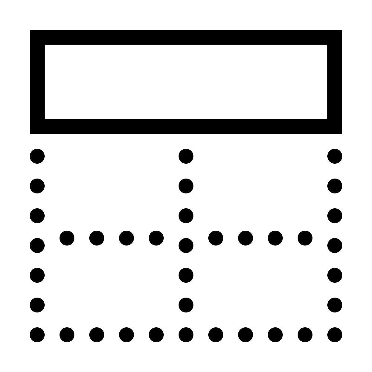 ios 17 outlined style 合并单元格 icon