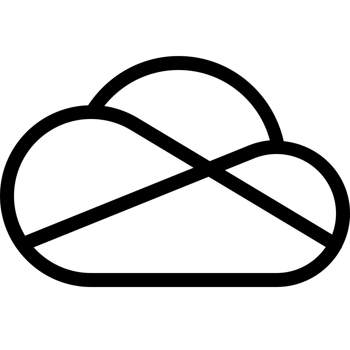 ios 17 outlined style 마이크로소프트 원드라이브 2019 icon