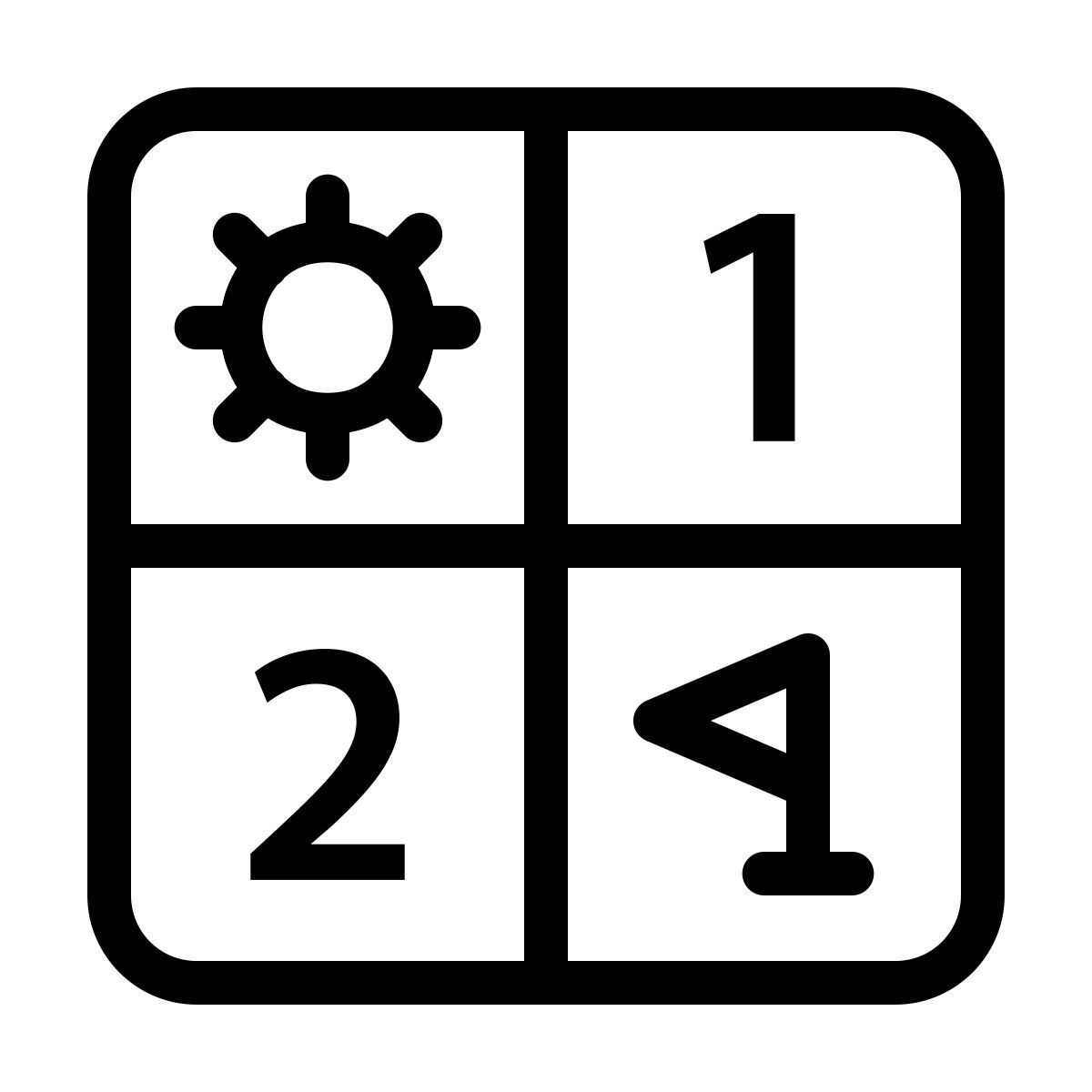 ios 17 outlined style caça minas icon