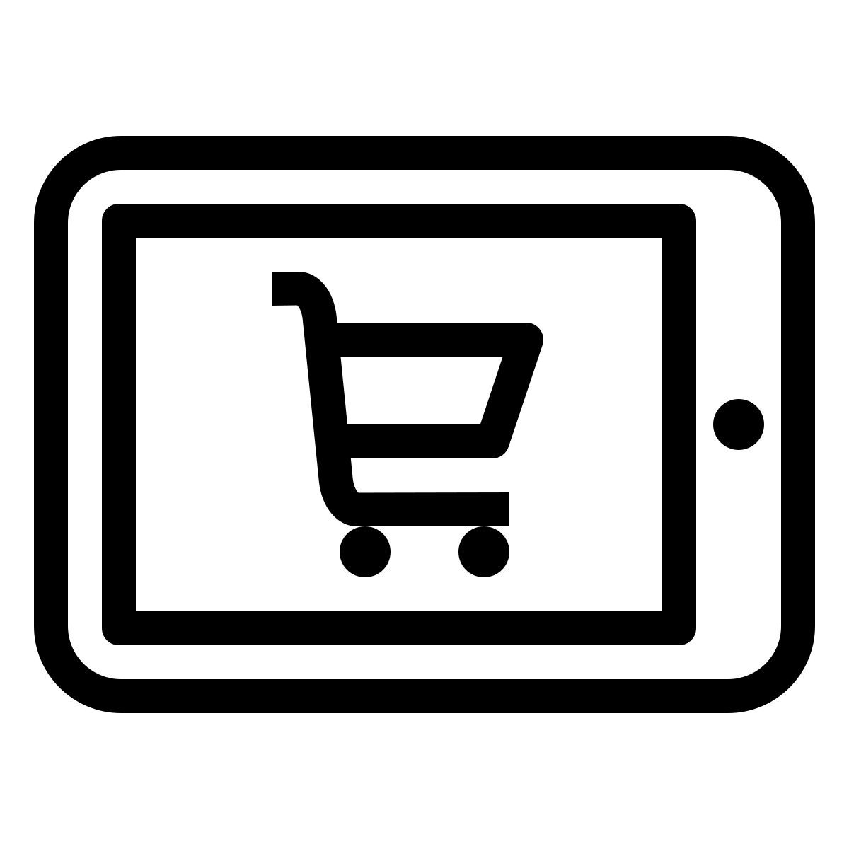 ios 17 outlined style mobile order icon