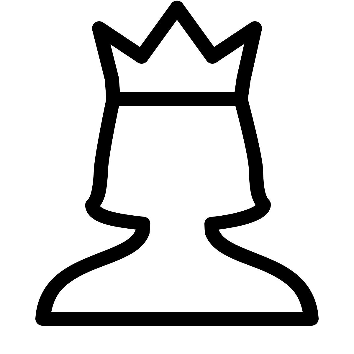 ios 17 outlined style 女主持人 icon