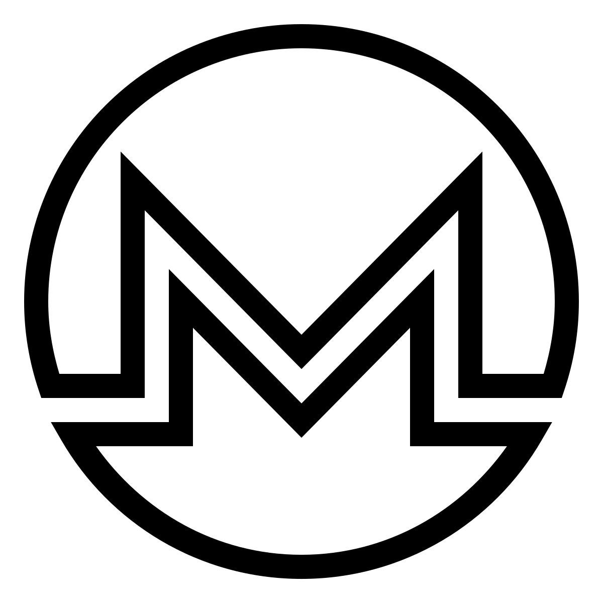 ios 17 outlined style 암호 화폐 icon