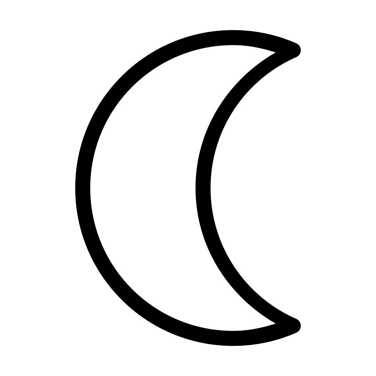 Moon Symbol Icons Logos Symbols Free Download PNG SVG