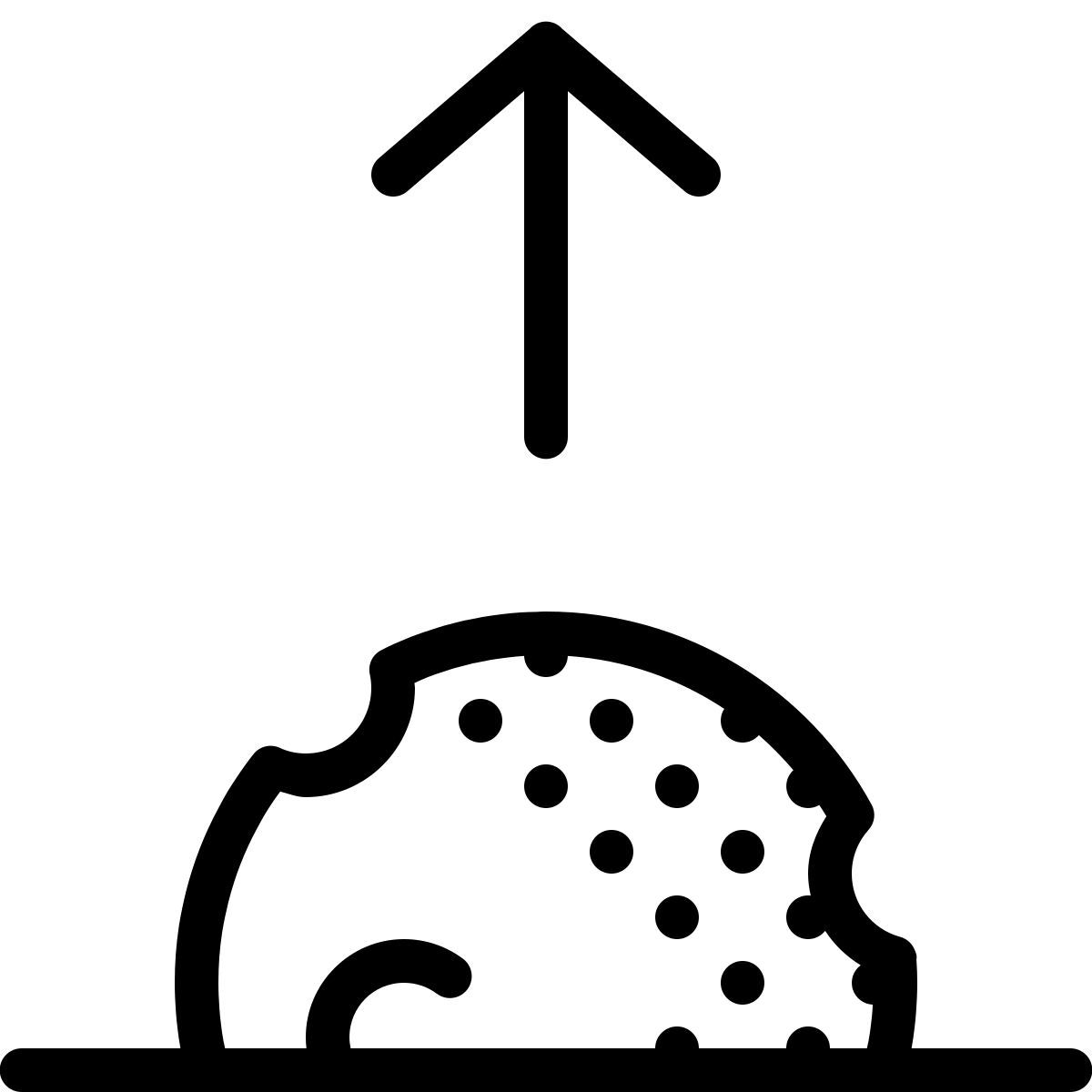 ios 17 outlined style mondaufgang icon