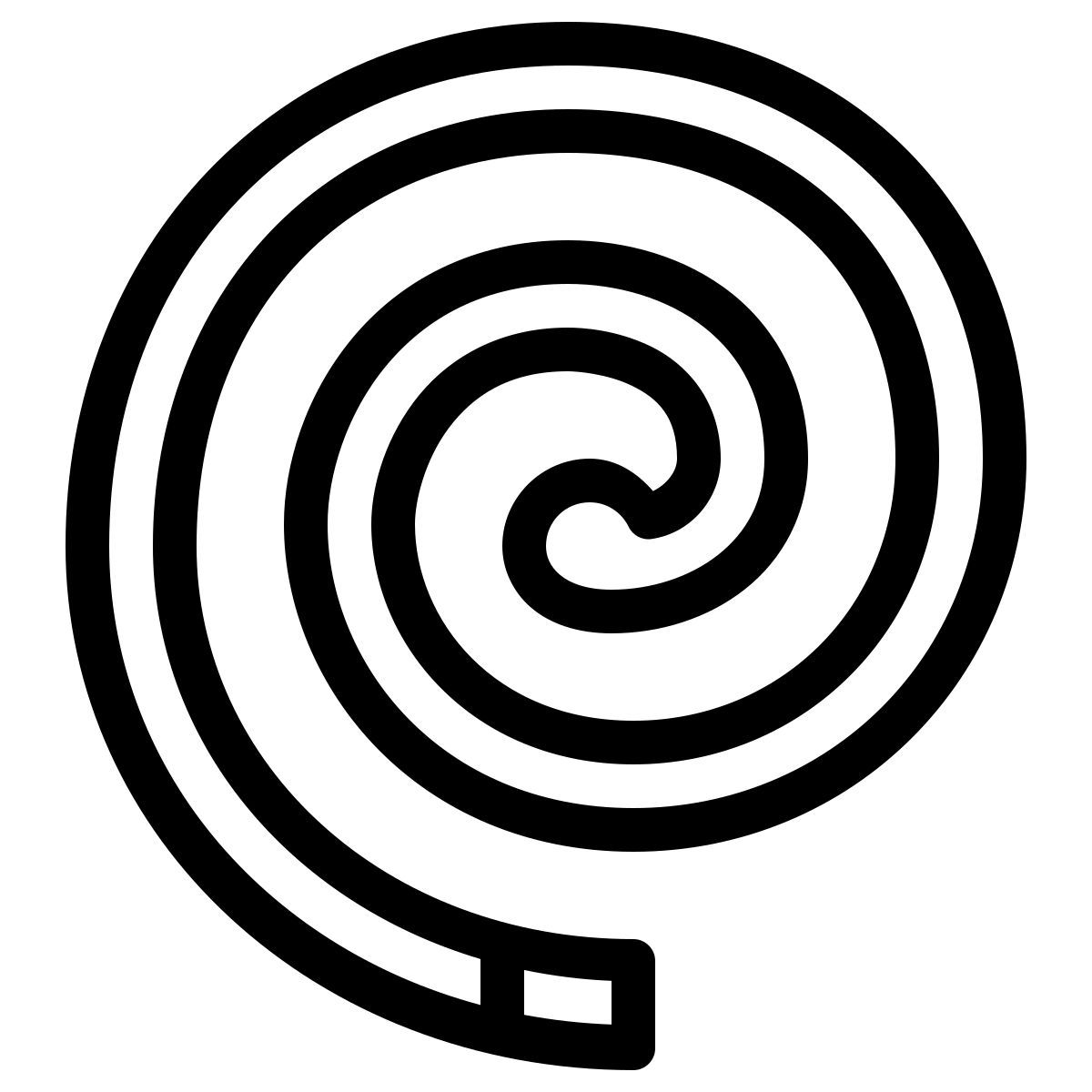 ios 17 outlined style 蚊子线圈 icon