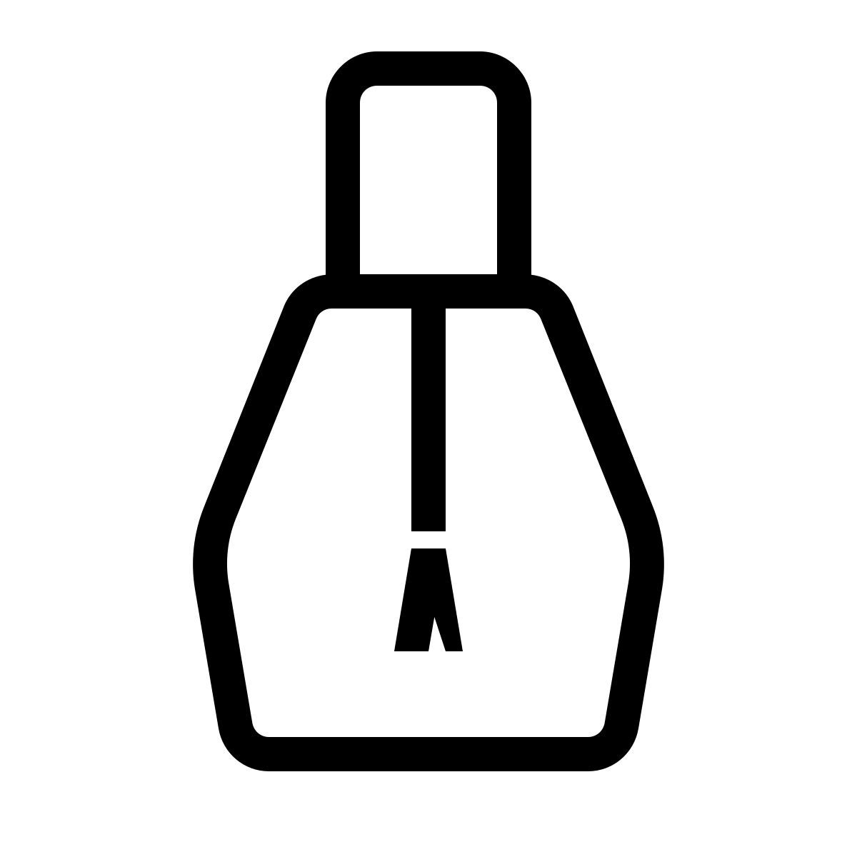 ios 17 outlined style 指甲油 icon