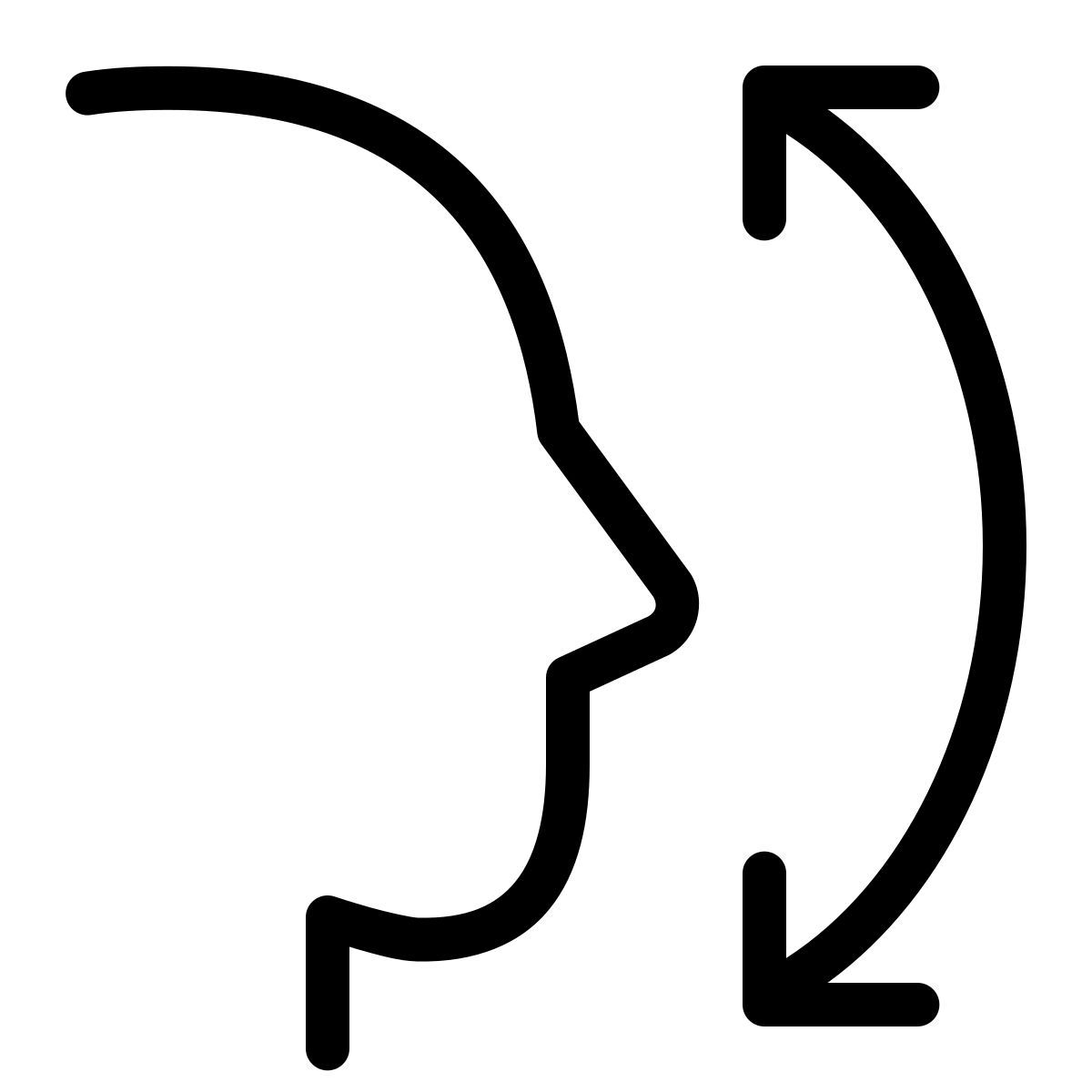 ios 17 outlined style asentir icon