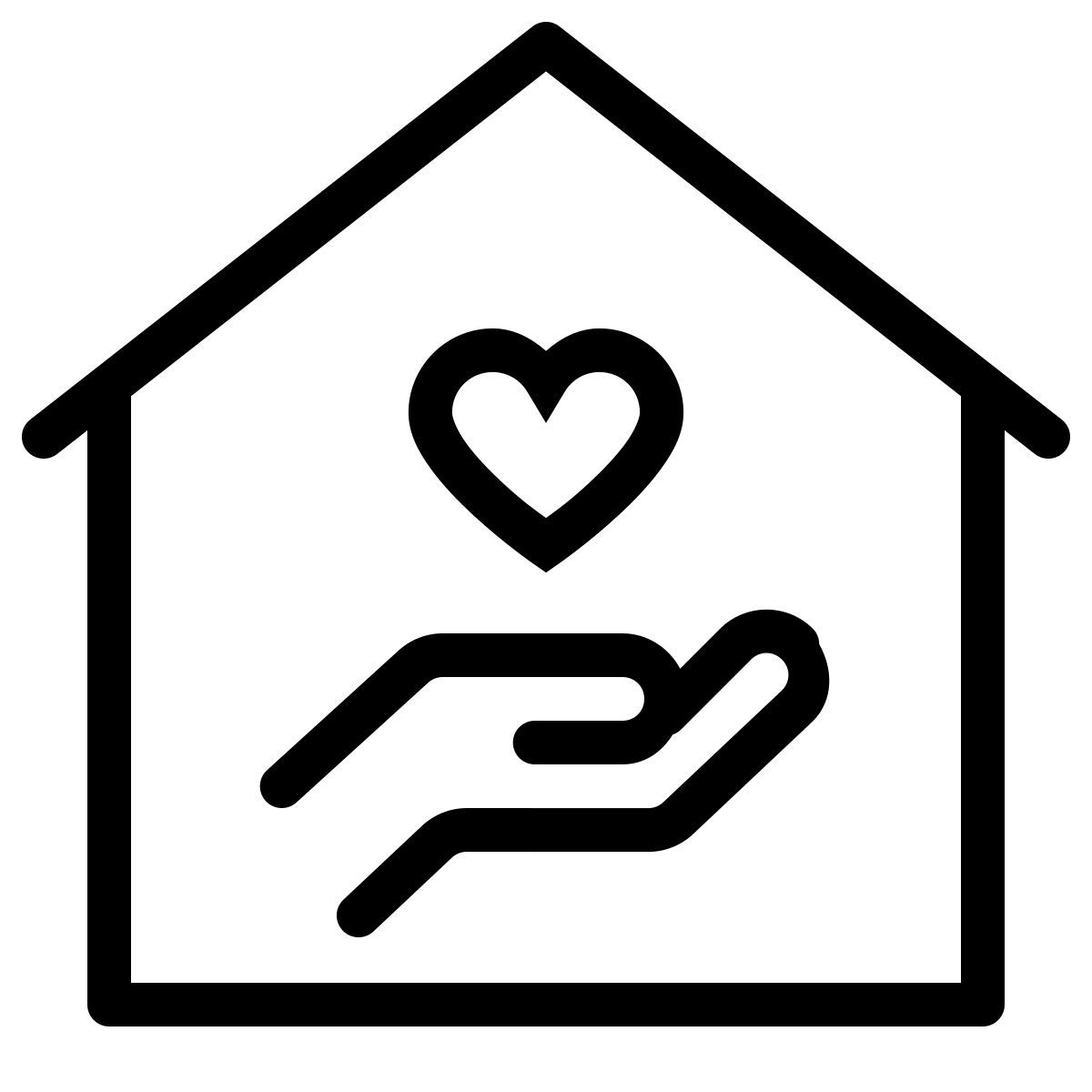 ios 17 outlined style 非营利组织 icon