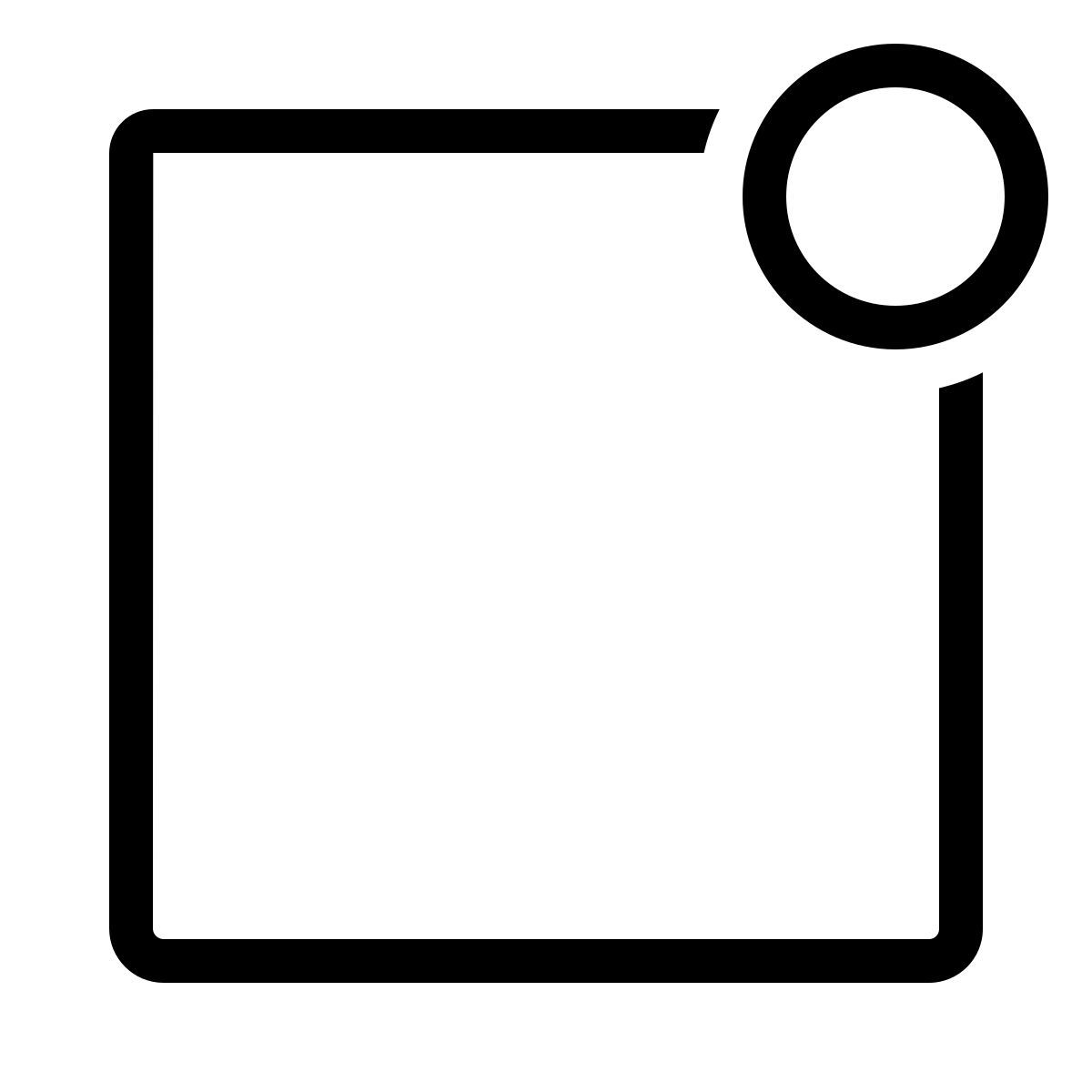 ios 17 outlined style 通知中心 icon