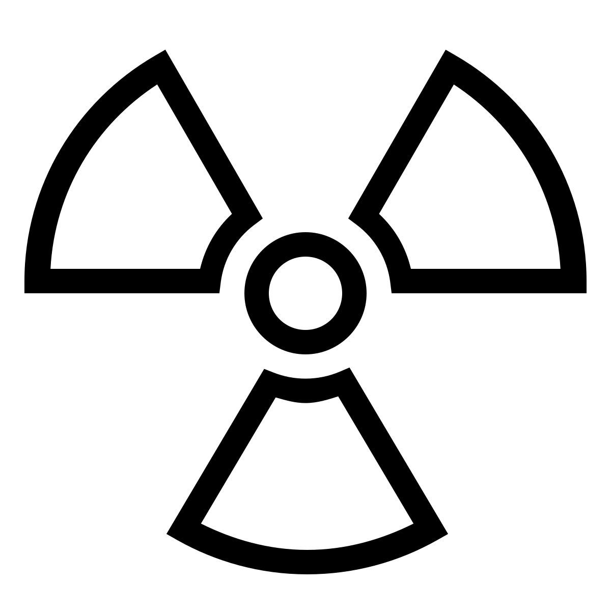 ios 17 outlined style nuclear icon