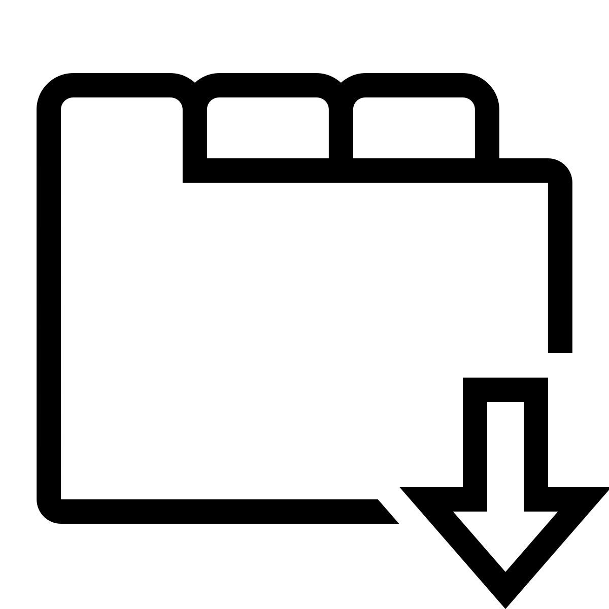 ios 17 outlined style vista aperta in una nuova scheda icon