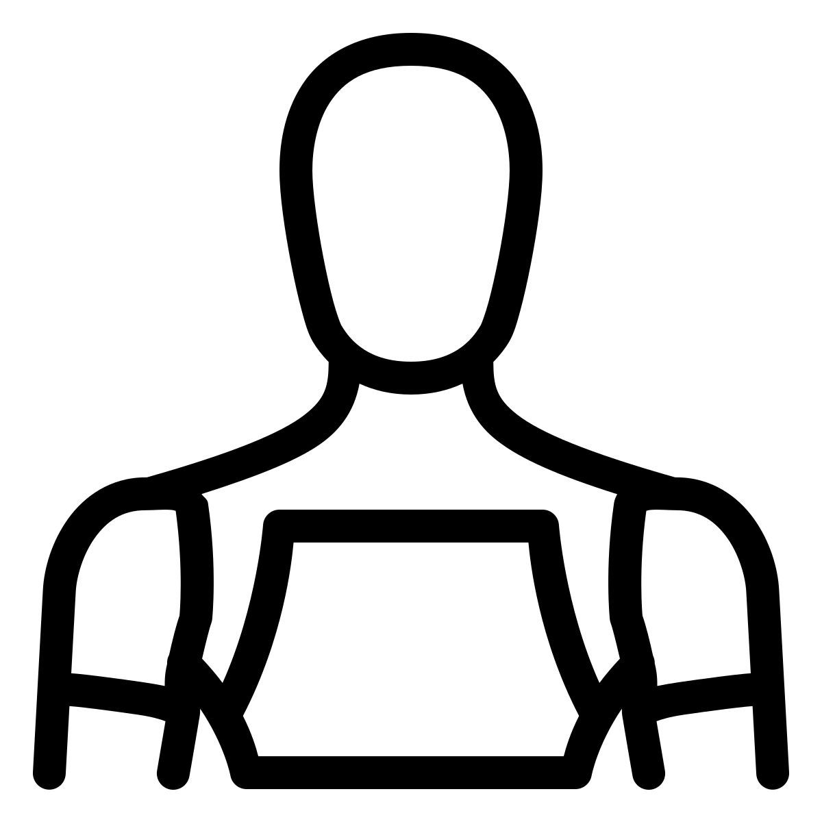 ios 17 outlined style 机器人 icon