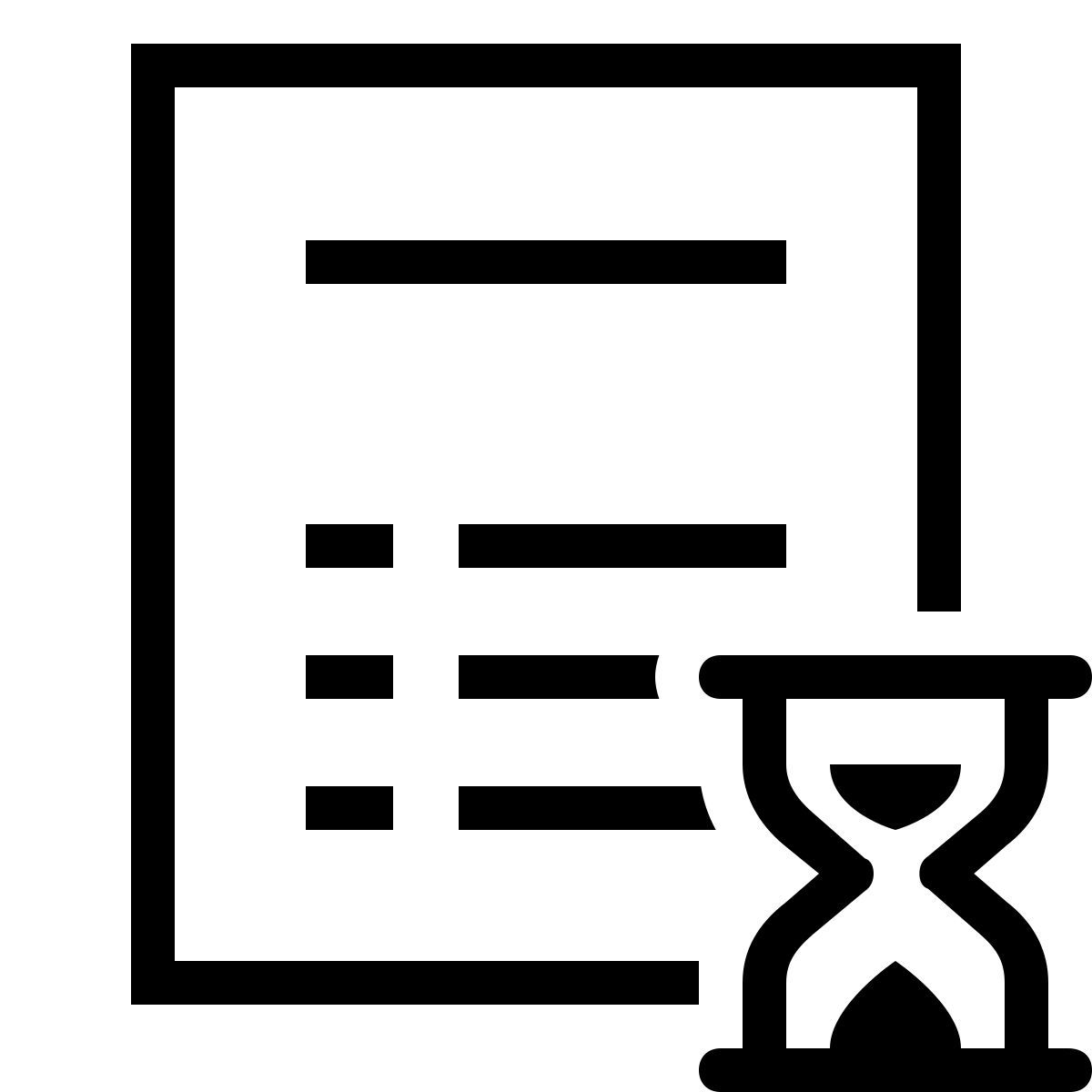 ios 17 outlined style historial de pedidos icon