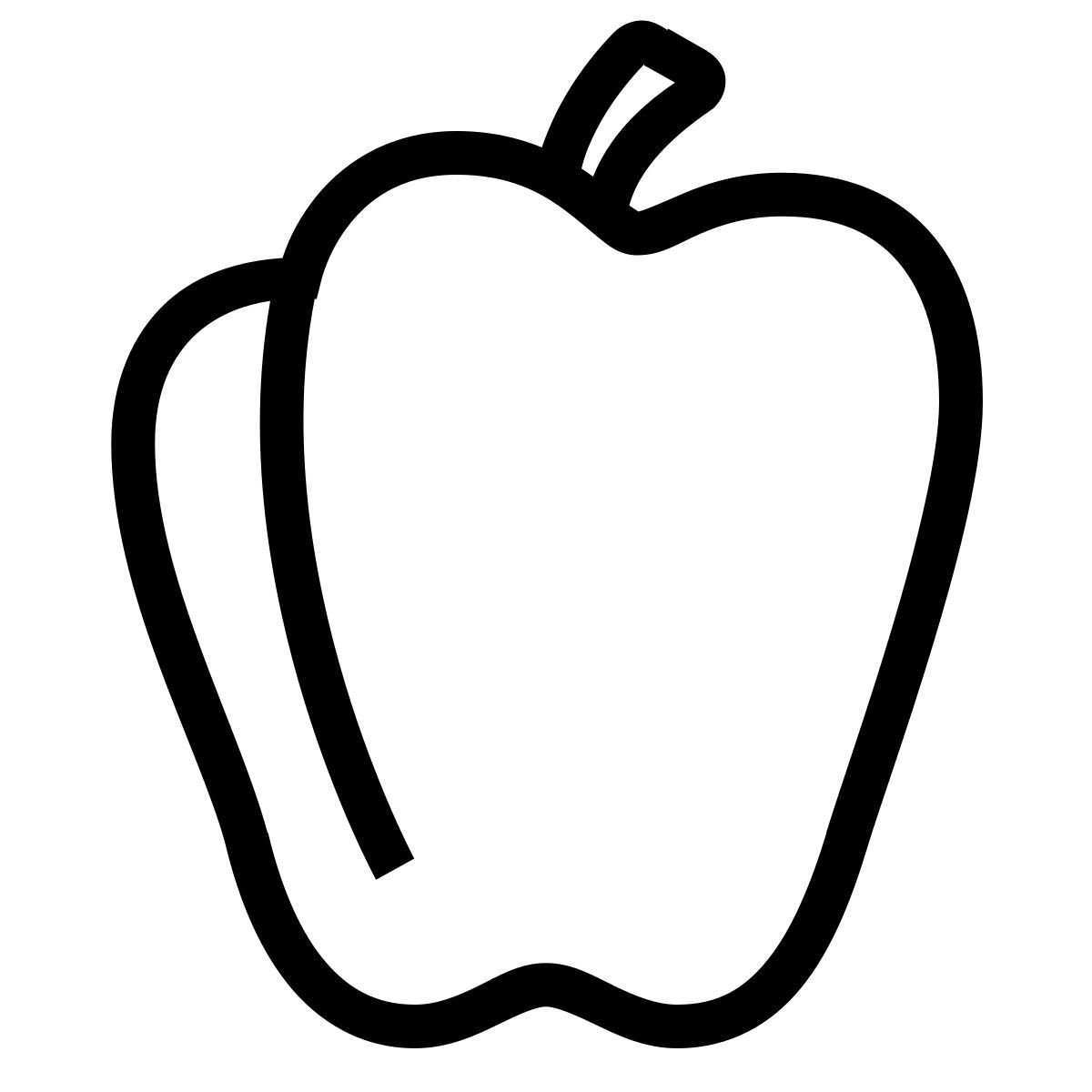 ios 17 outlined style pimenton icon