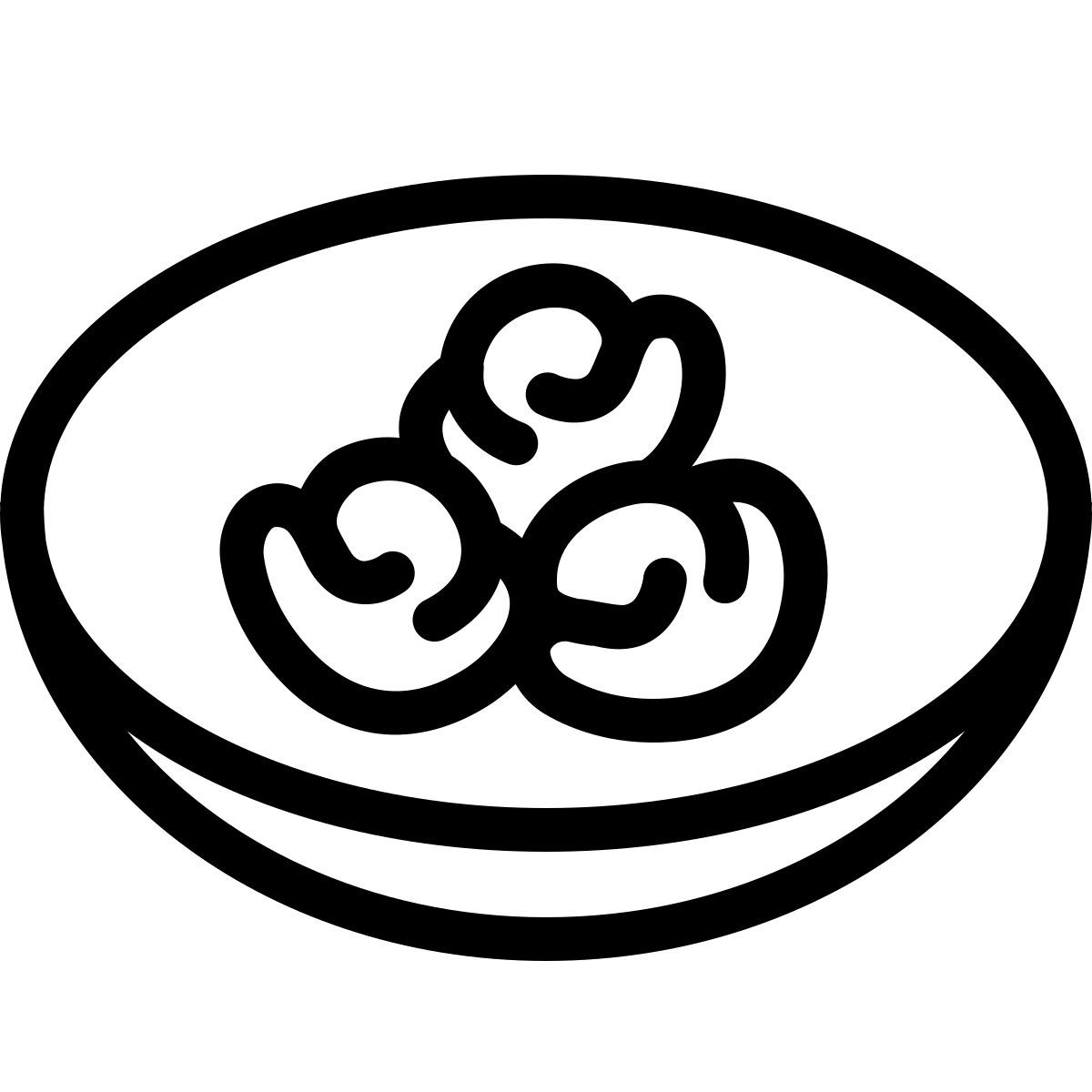 ios 17 outlined style pelmeni icon