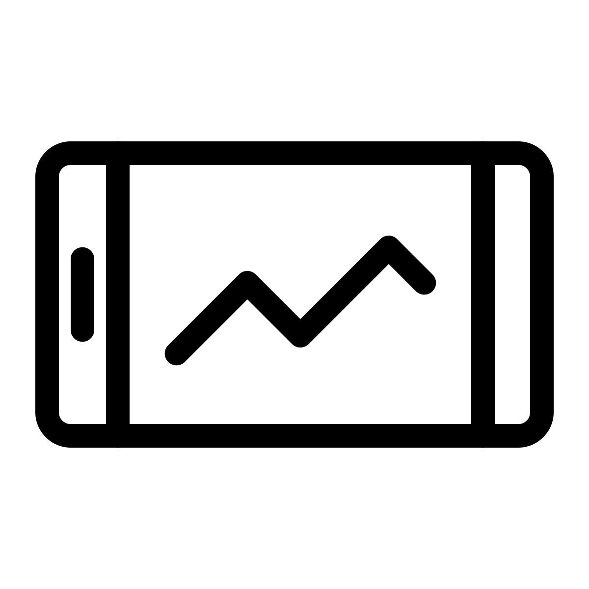 ios 17 outlined style smartphone de rendimiento icon