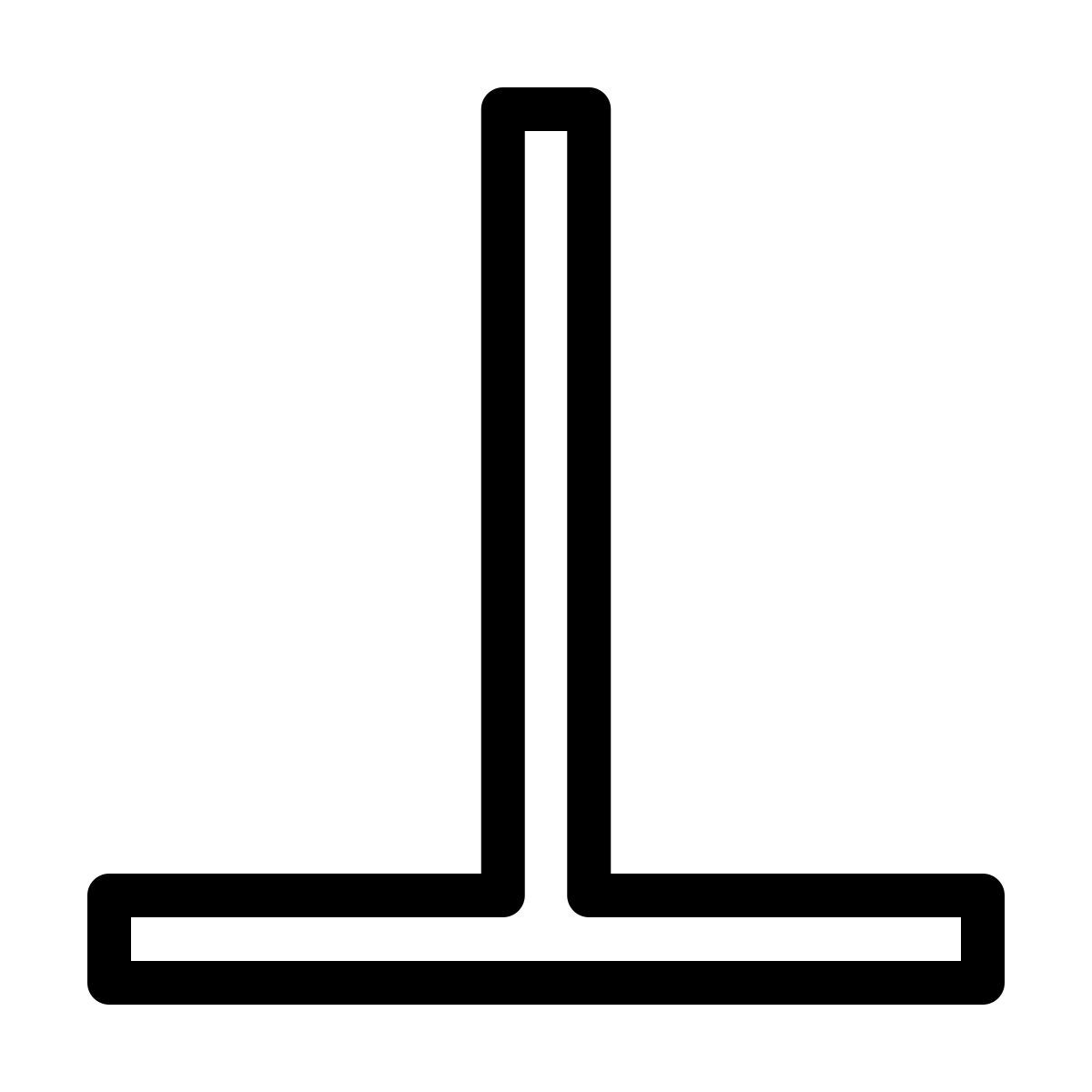 ios 17 outlined style 垂直符号 icon