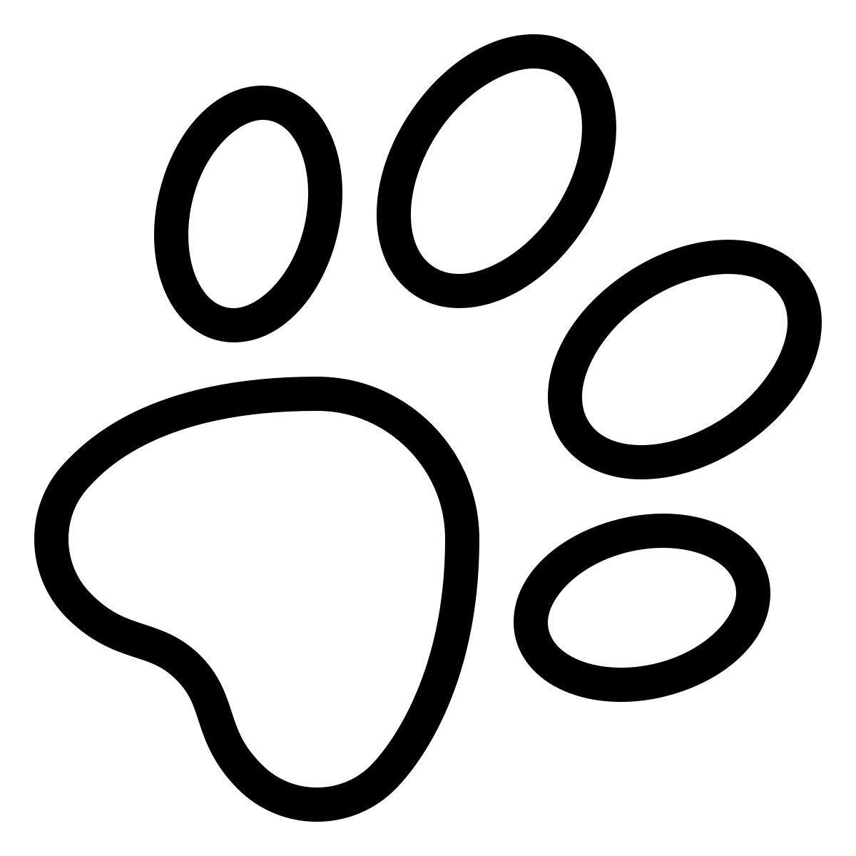 ios 17 outlined style pet commands summon icon