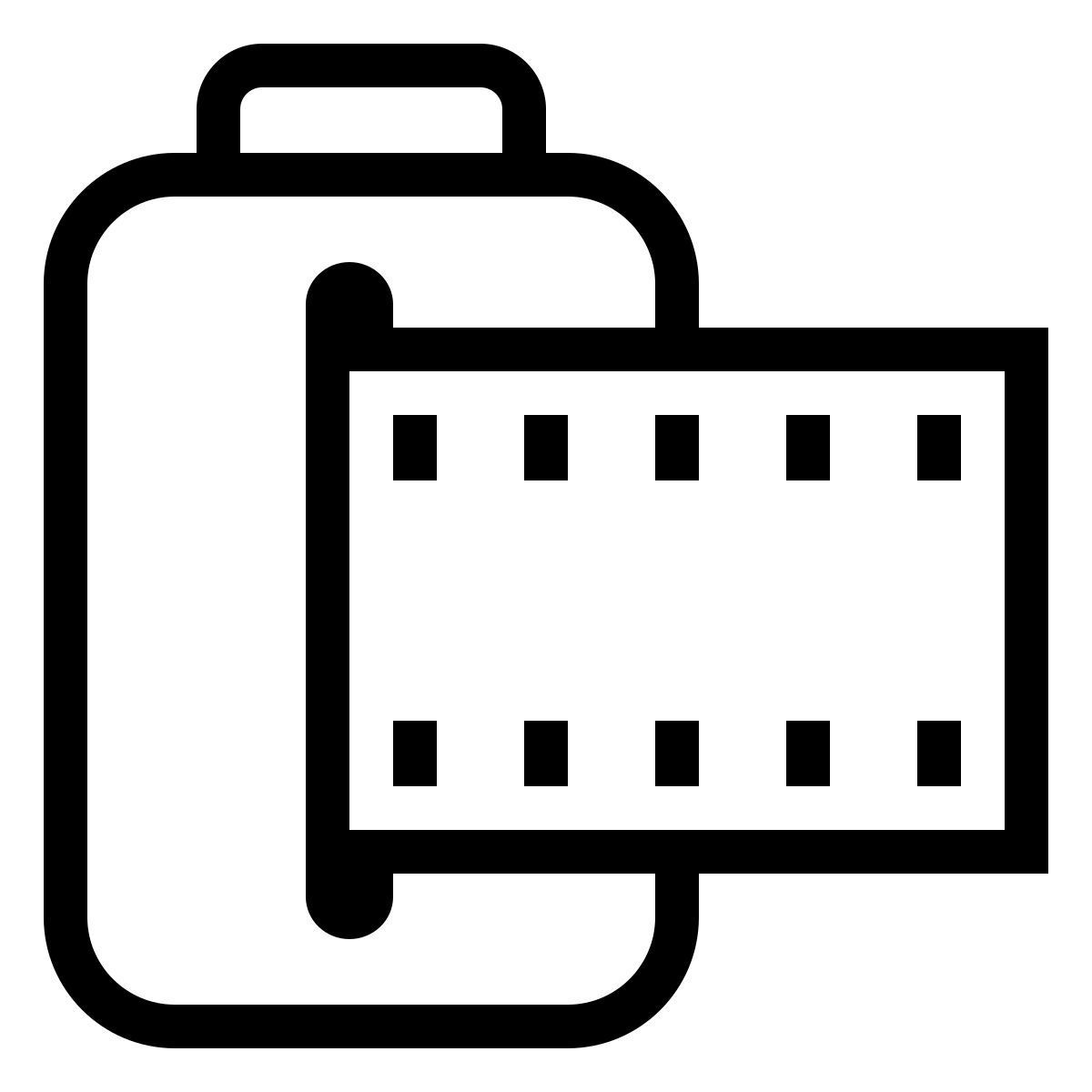 ios 17 outlined style pellicule photo icon