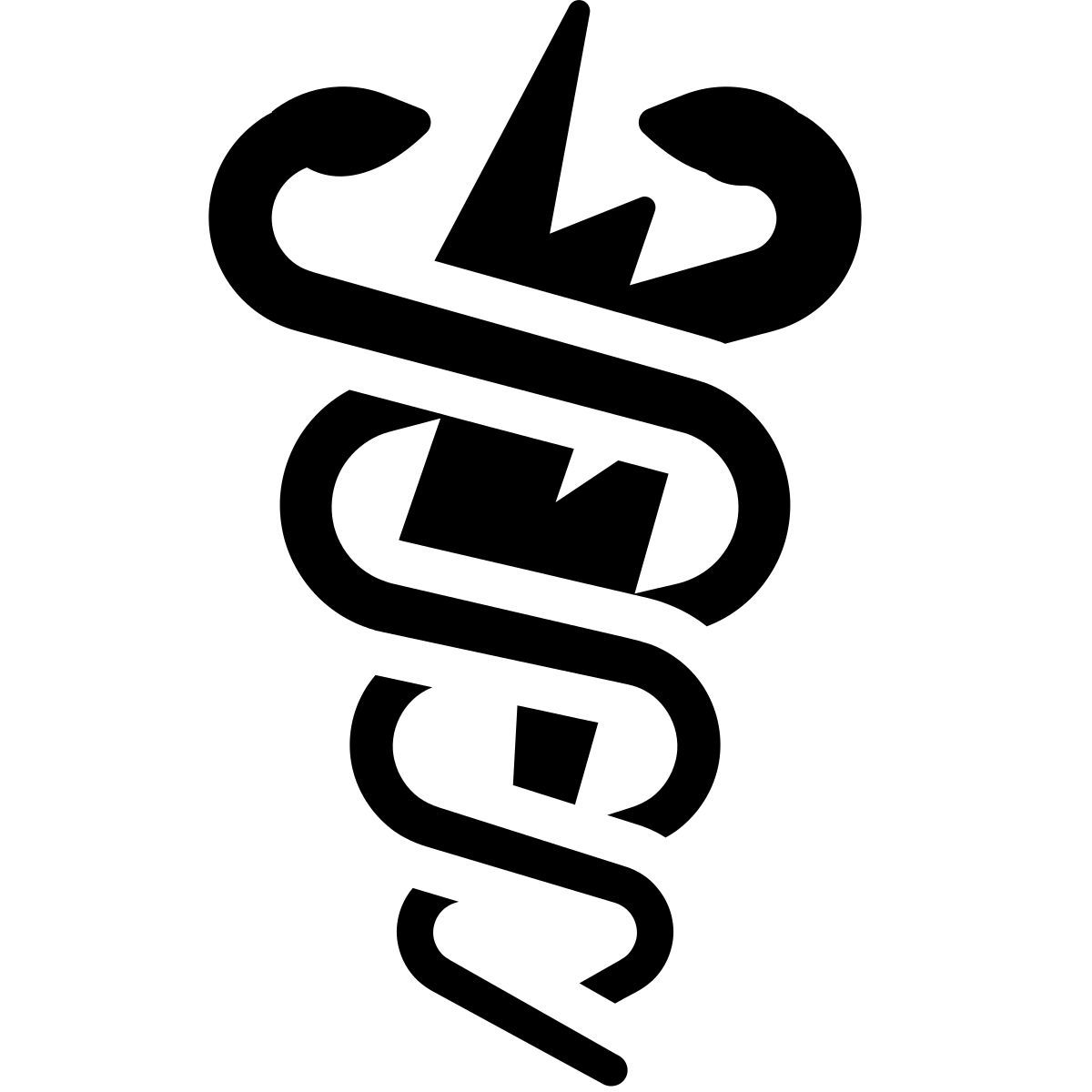 ios 17 outlined style 理疗 icon