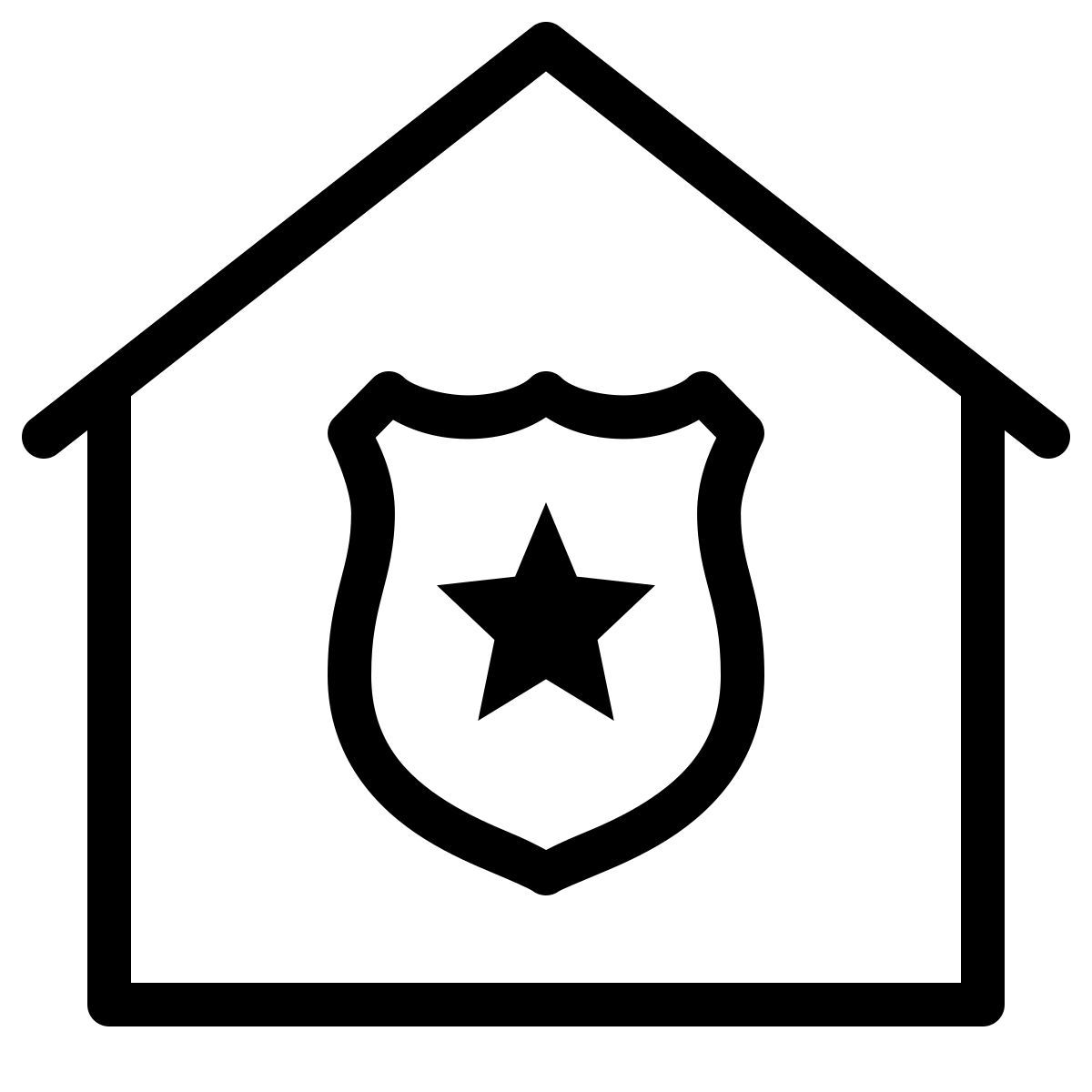 ios 17 outlined style polizeistation icon