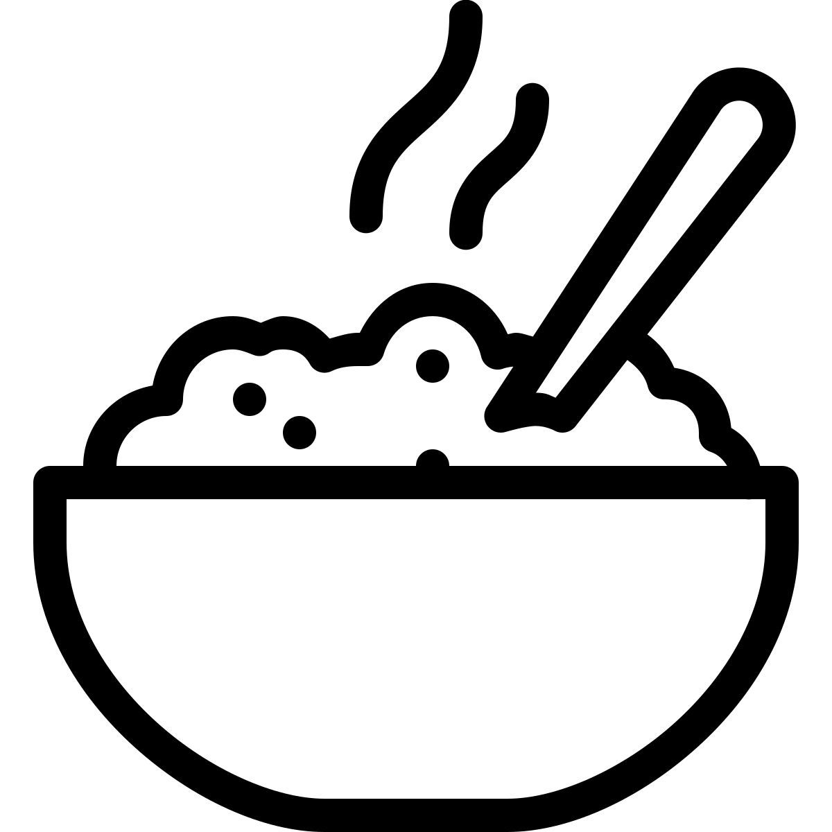 ios 17 outlined style crema de avena icon