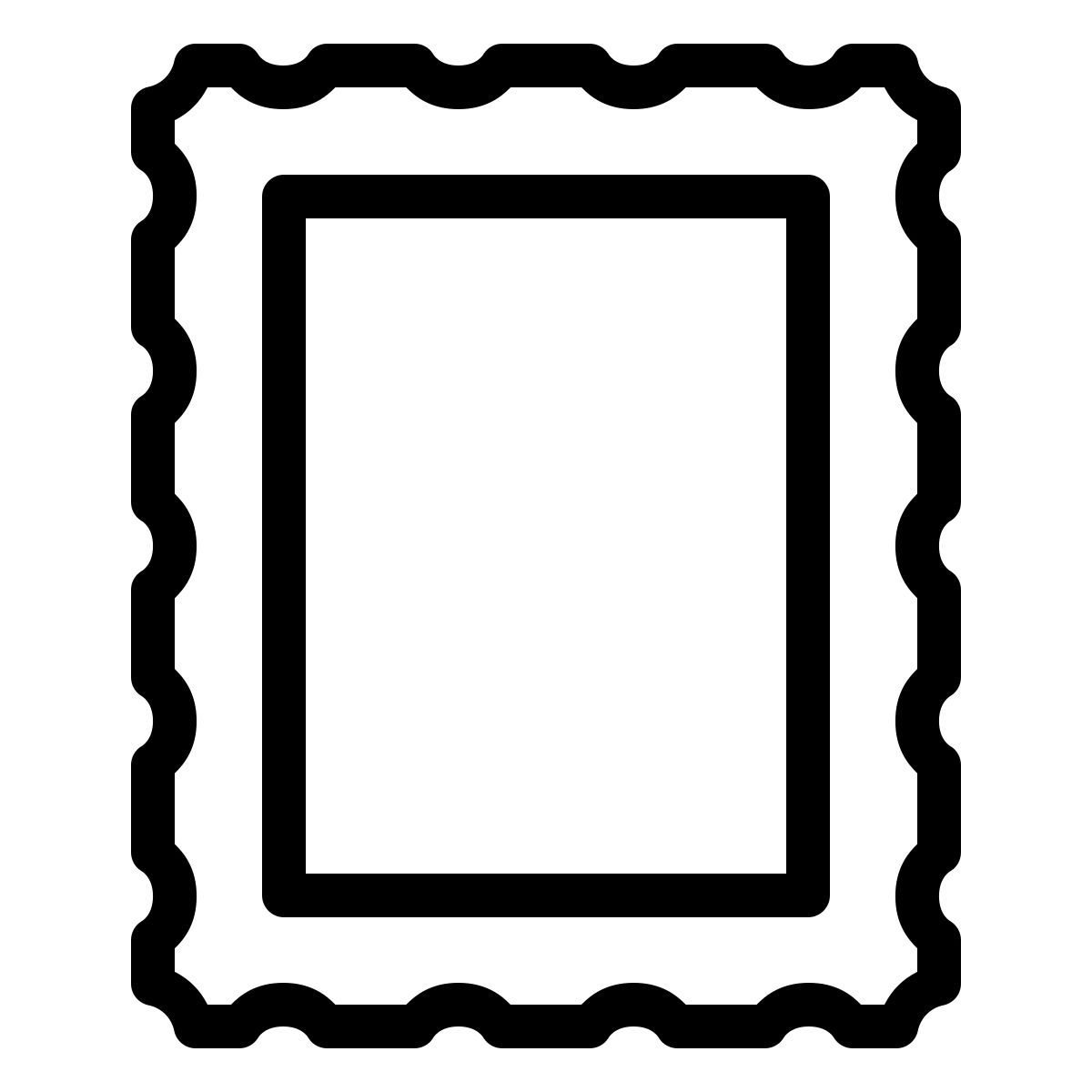 ios 17 outlined style sello icon