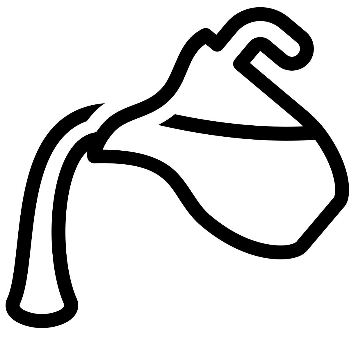 ios 17 outlined style pour icon