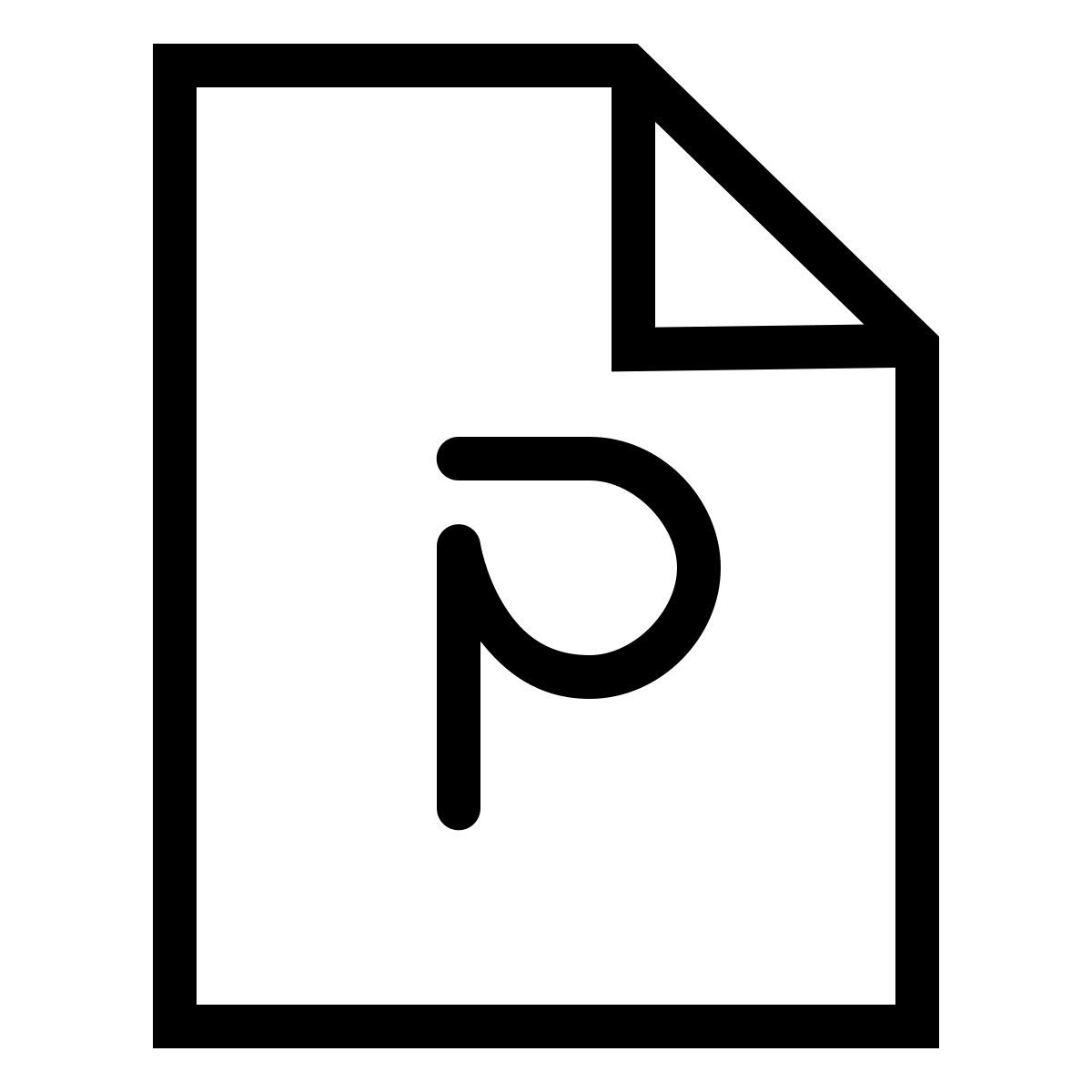 ios 17 outlined style power point icon