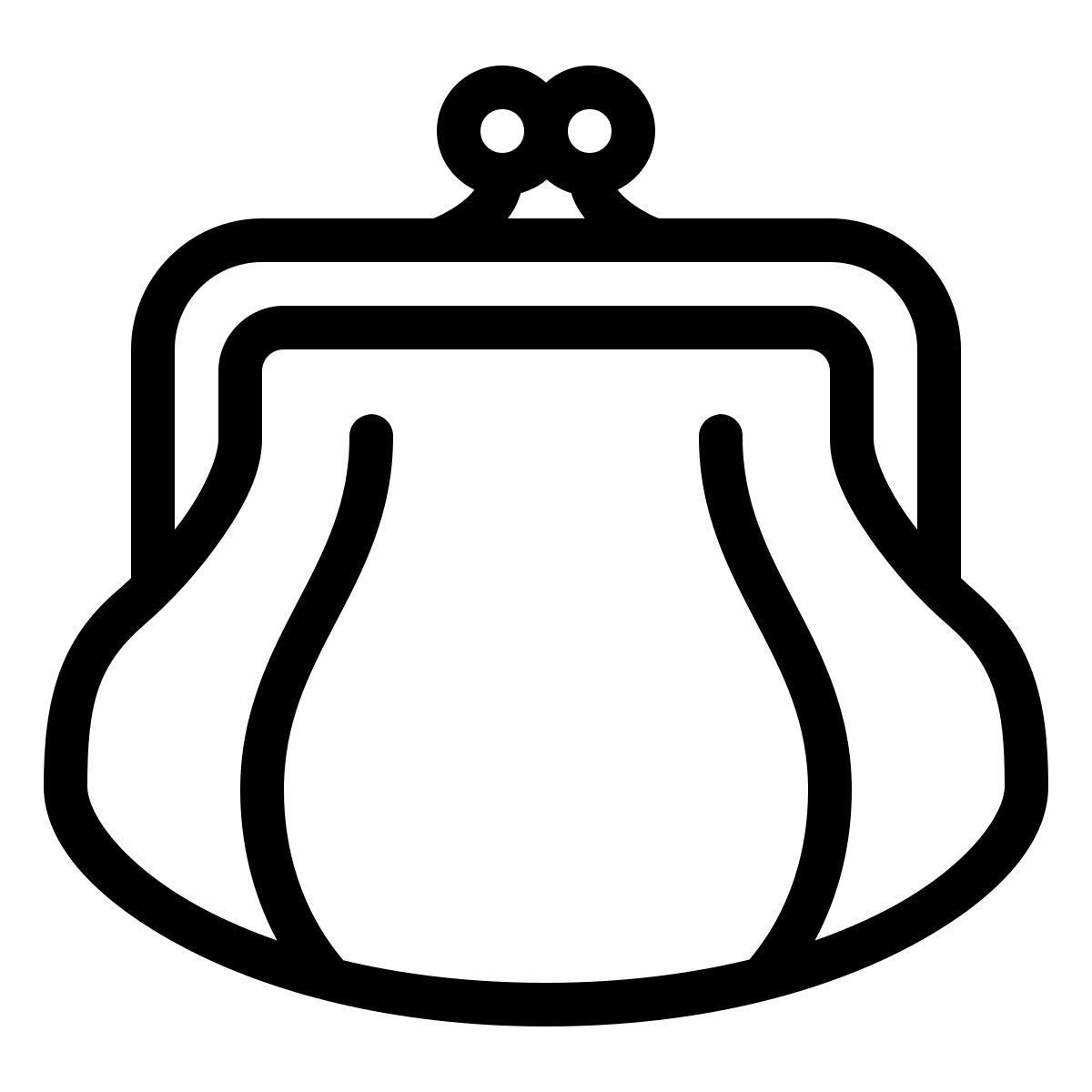 ios 17 outlined style 钱包前视图 icon