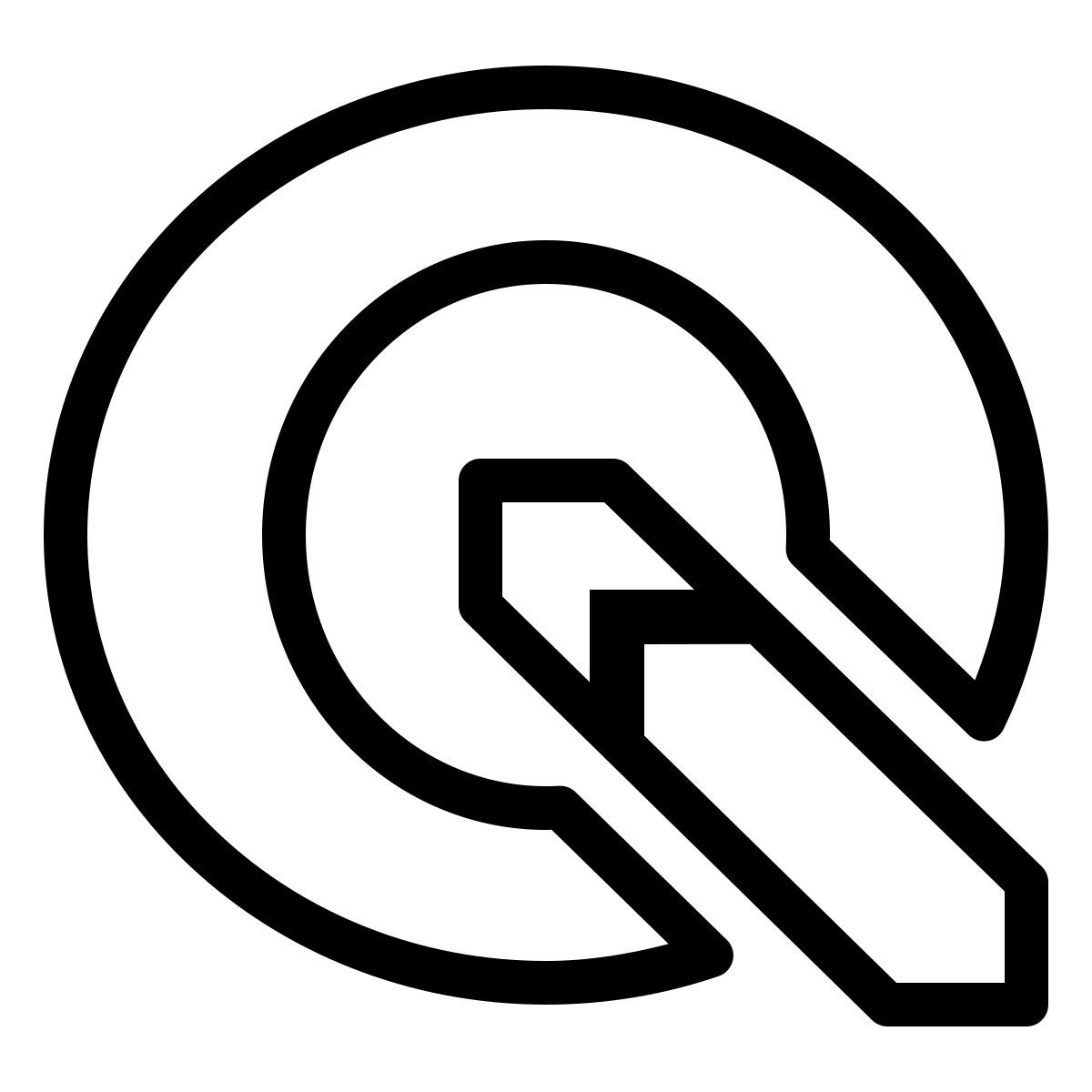 ios 17 outlined style 퀴지스 icon