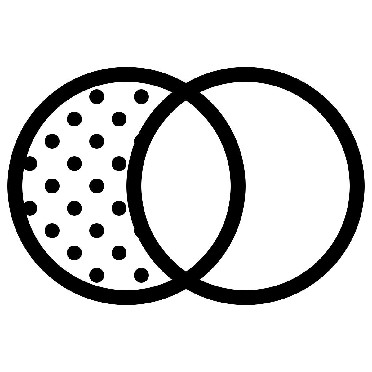ios 17 outlined style requête jointure externe gauche icon